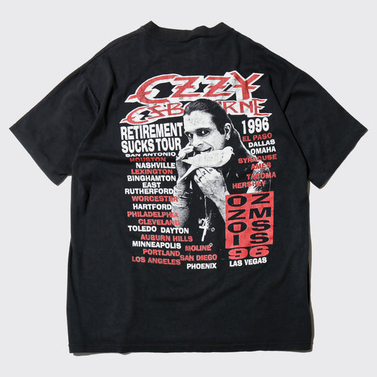 vintage 1996's Ozzy Osbourne restirement sucks tour t-shirt