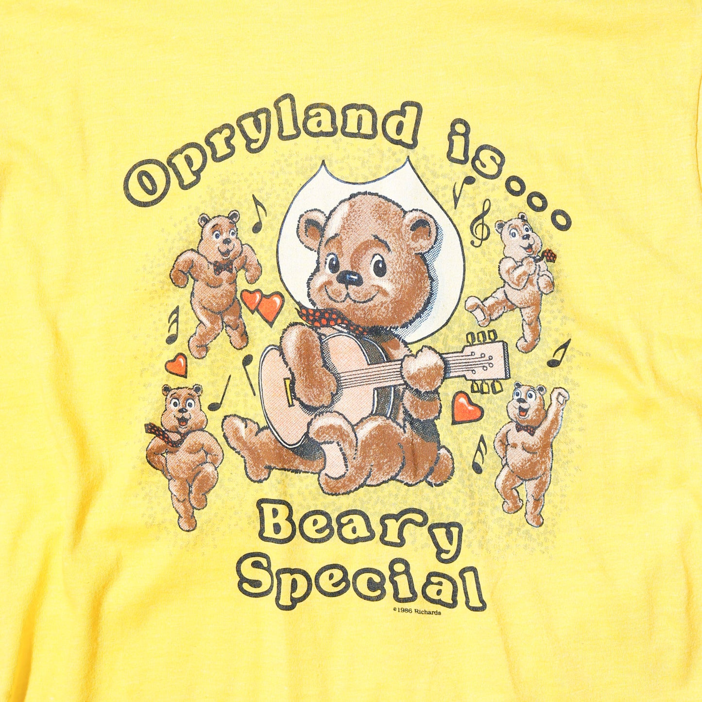 vintage 80's opryland usa beary t-shirt