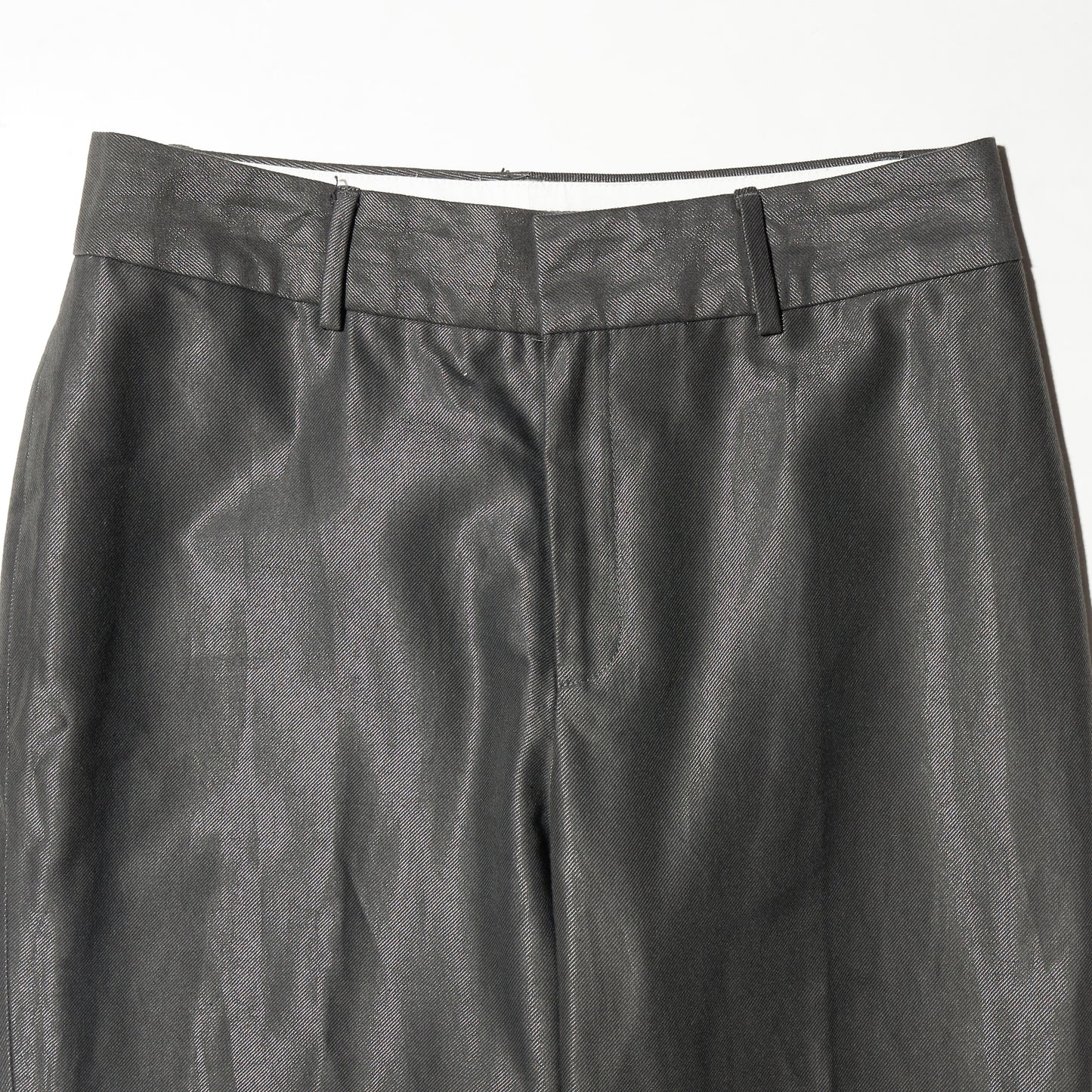 vintage banana republic low rise metalic flare slacks