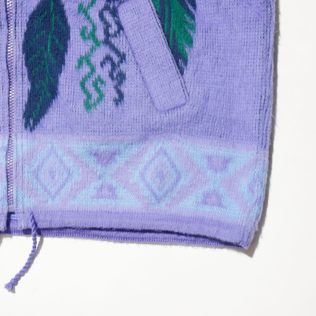 vintage eagle dreamcatcher ecuador knit hoodie