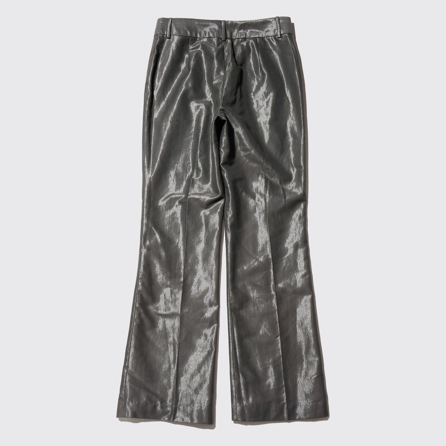 vintage banana republic low rise metalic flare slacks
