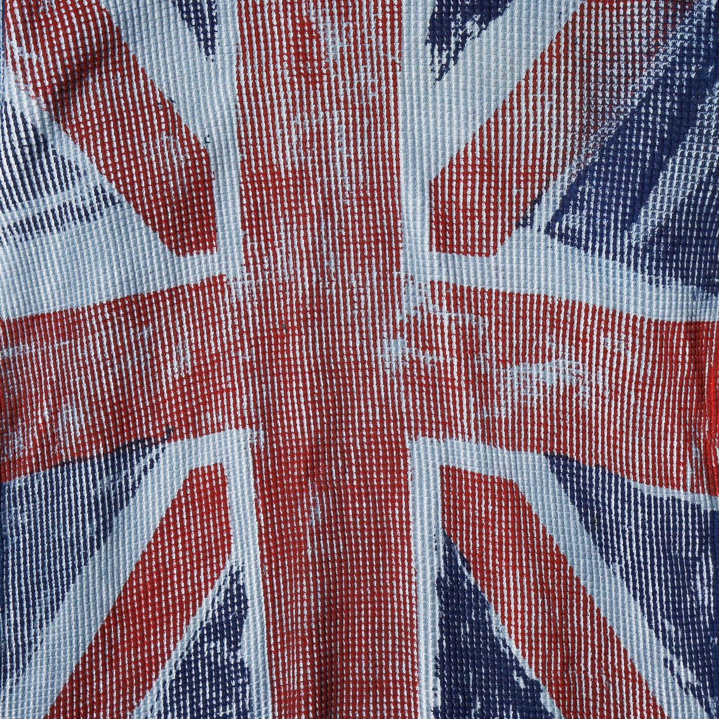 vintage distressed union jack thermal l/s