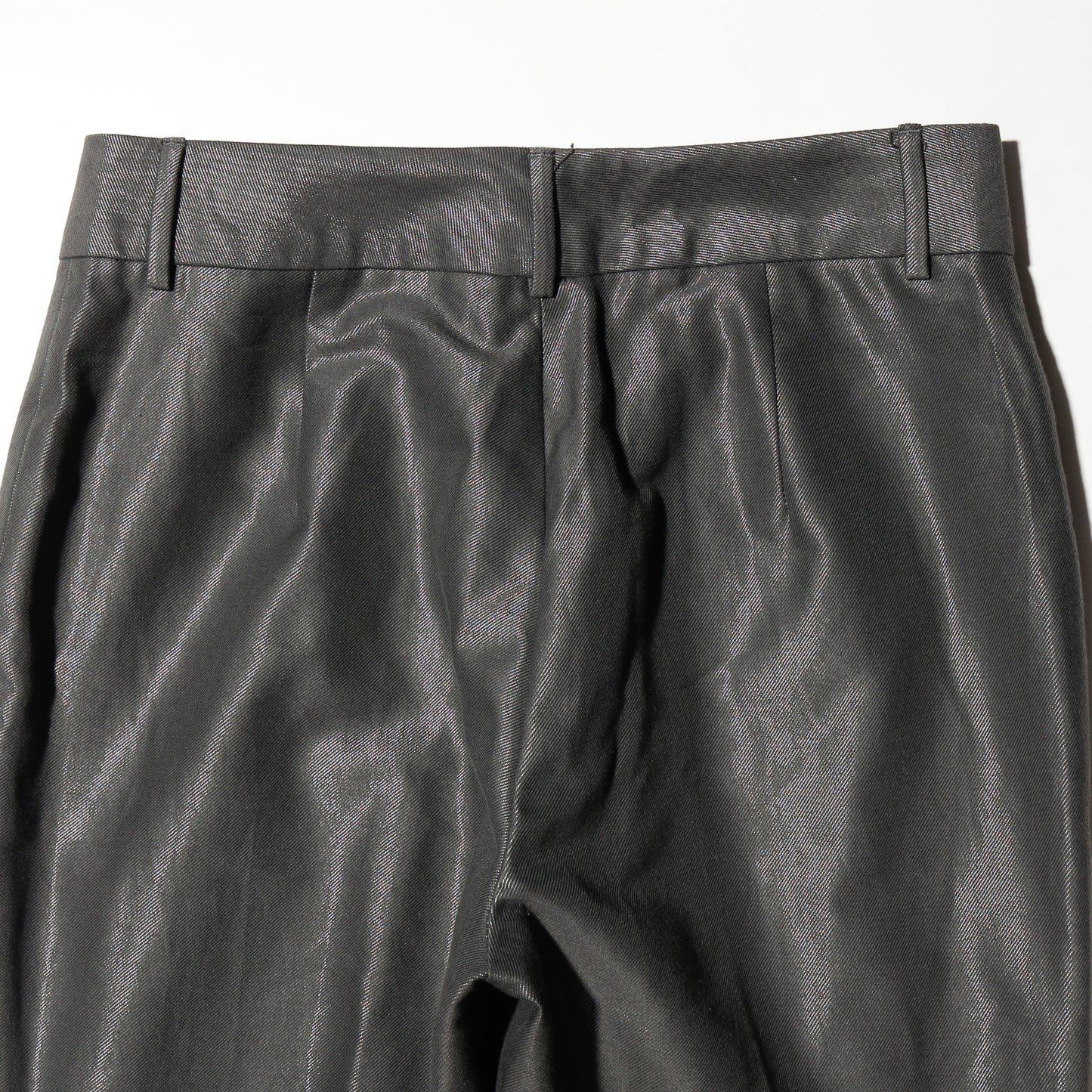 vintage banana republic low rise metalic flare slacks