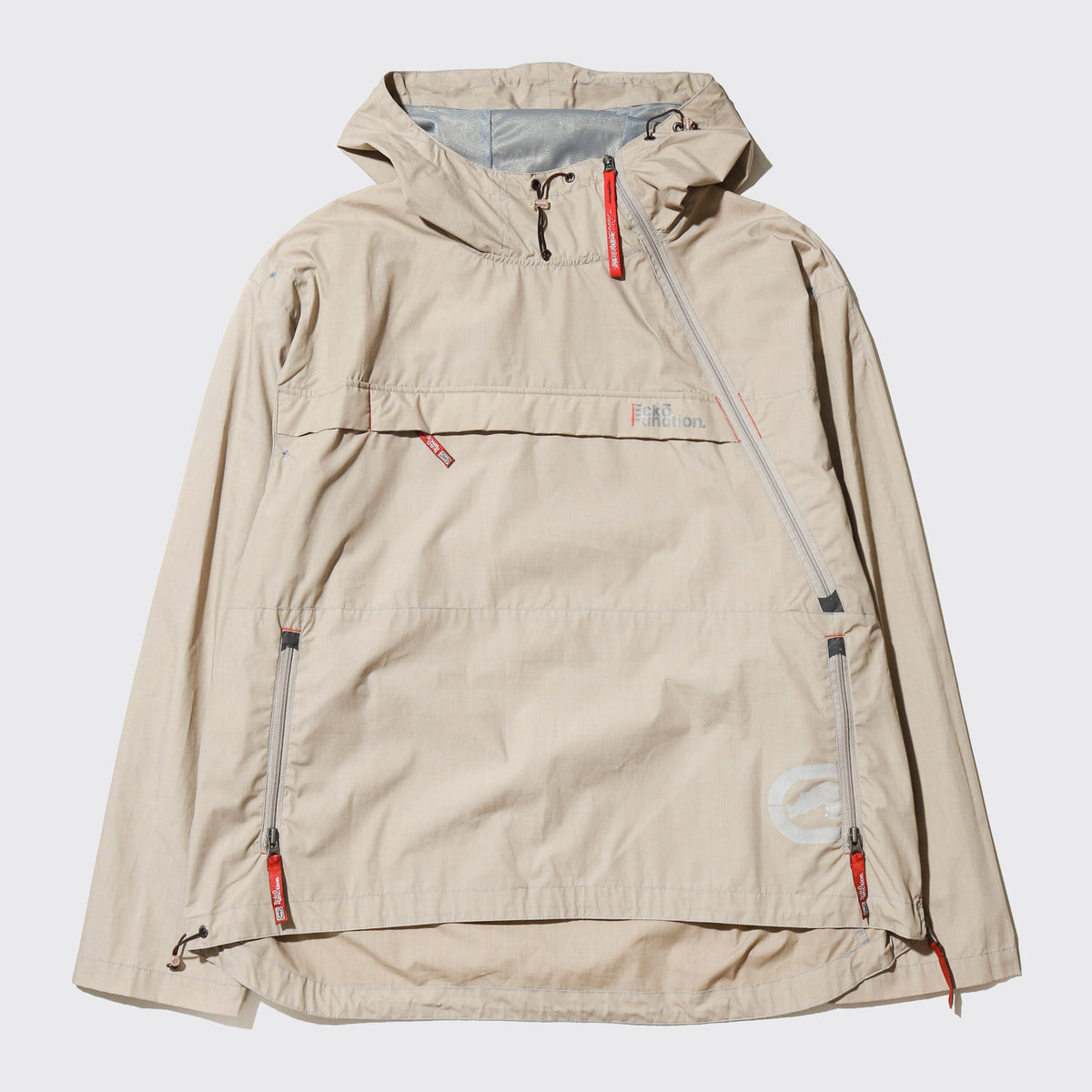 vintage 00's Eckō function slanting zip anorack
