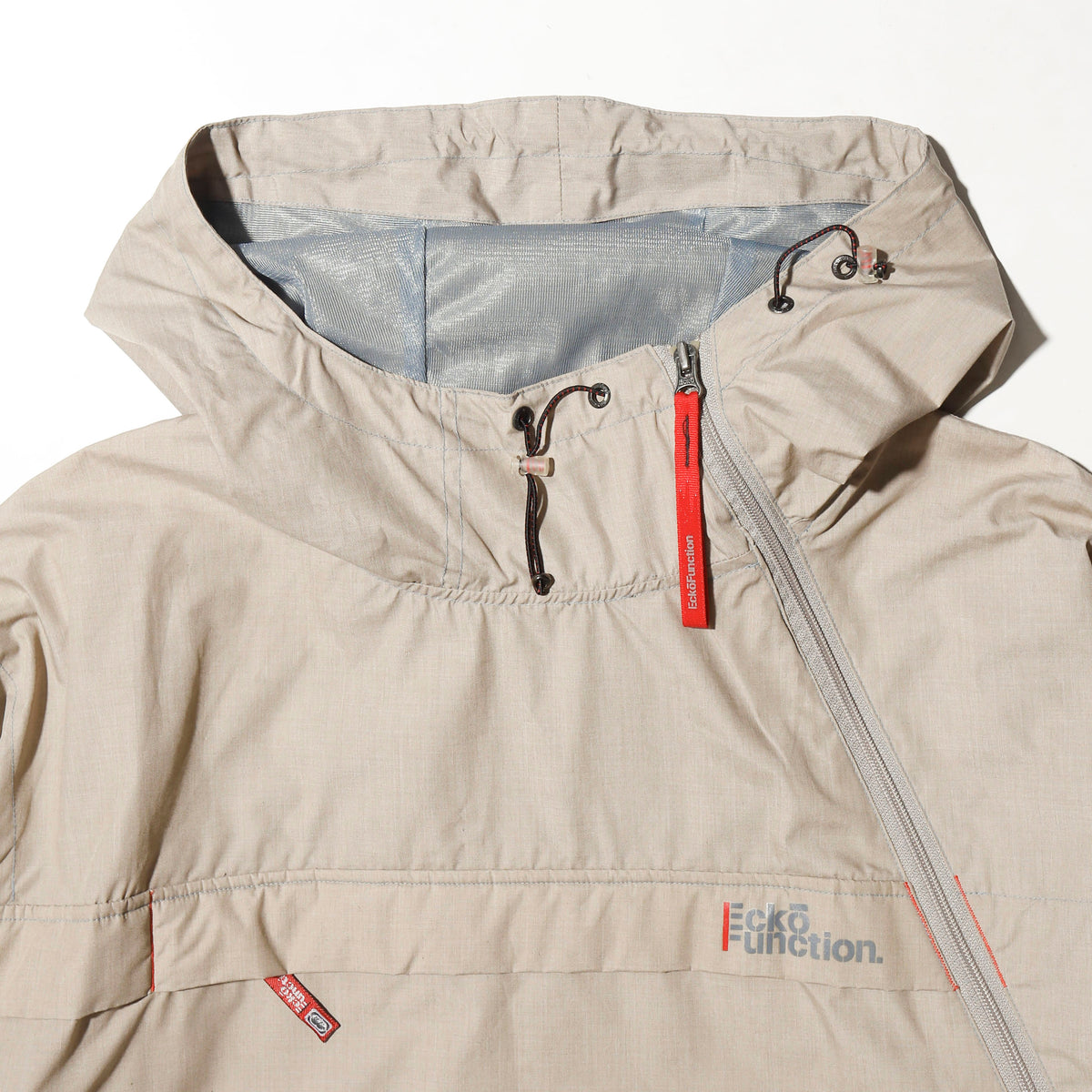vintage 00's Eckō function slanting zip anorack