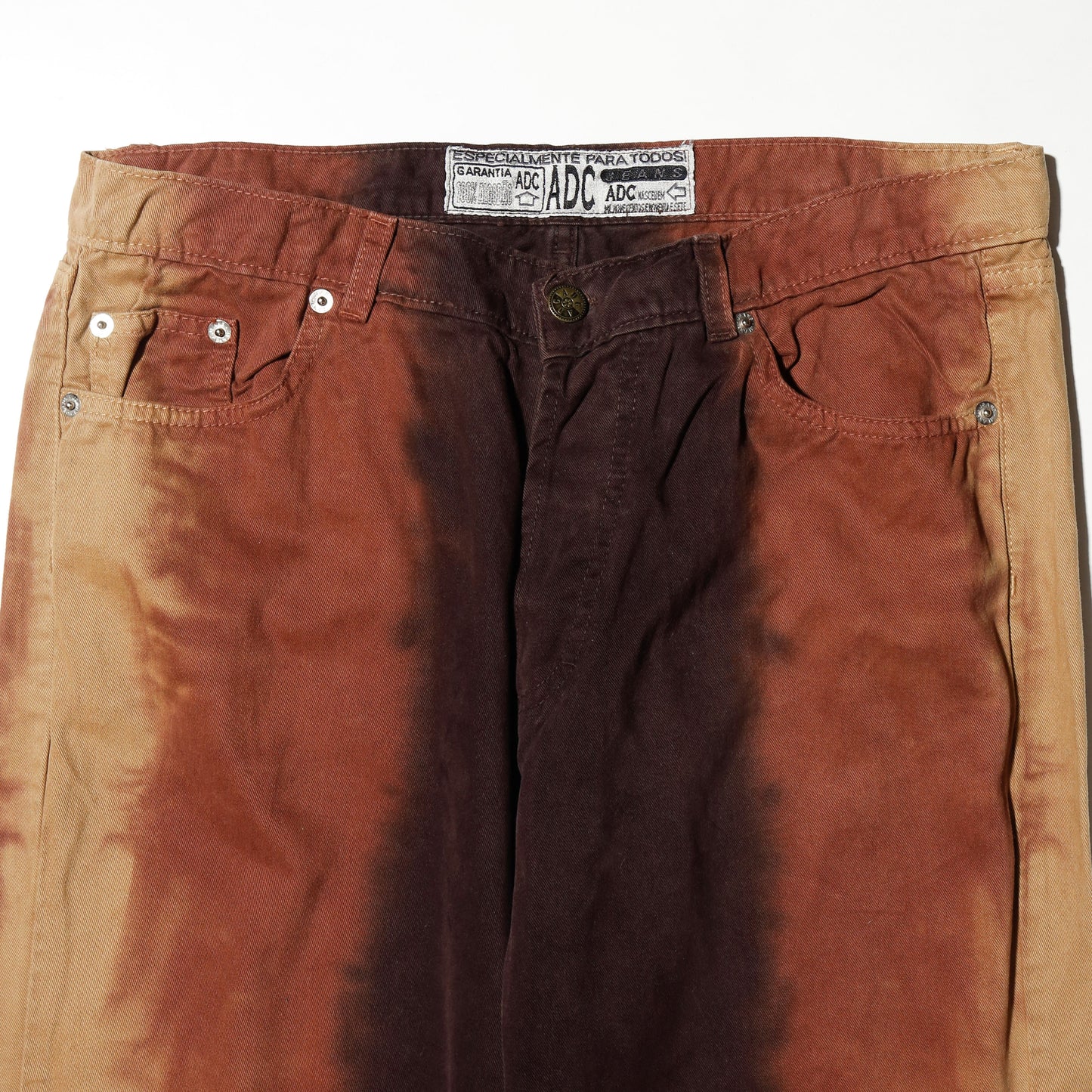 vintage blend stripe flare trousers