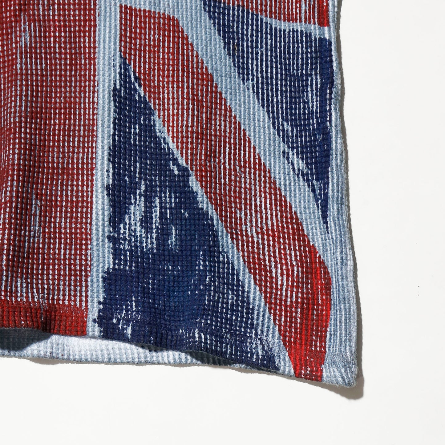 vintage distressed union jack thermal l/s