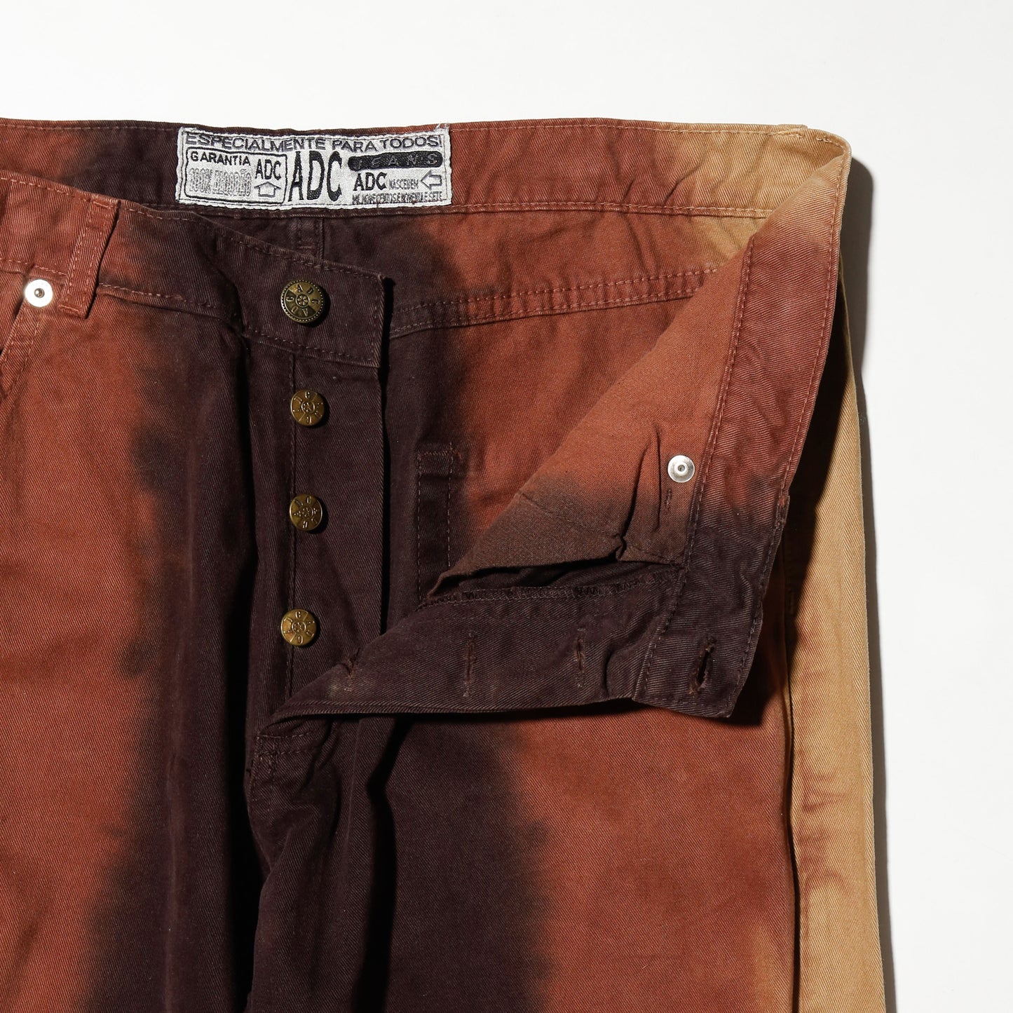 vintage blend stripe flare trousers