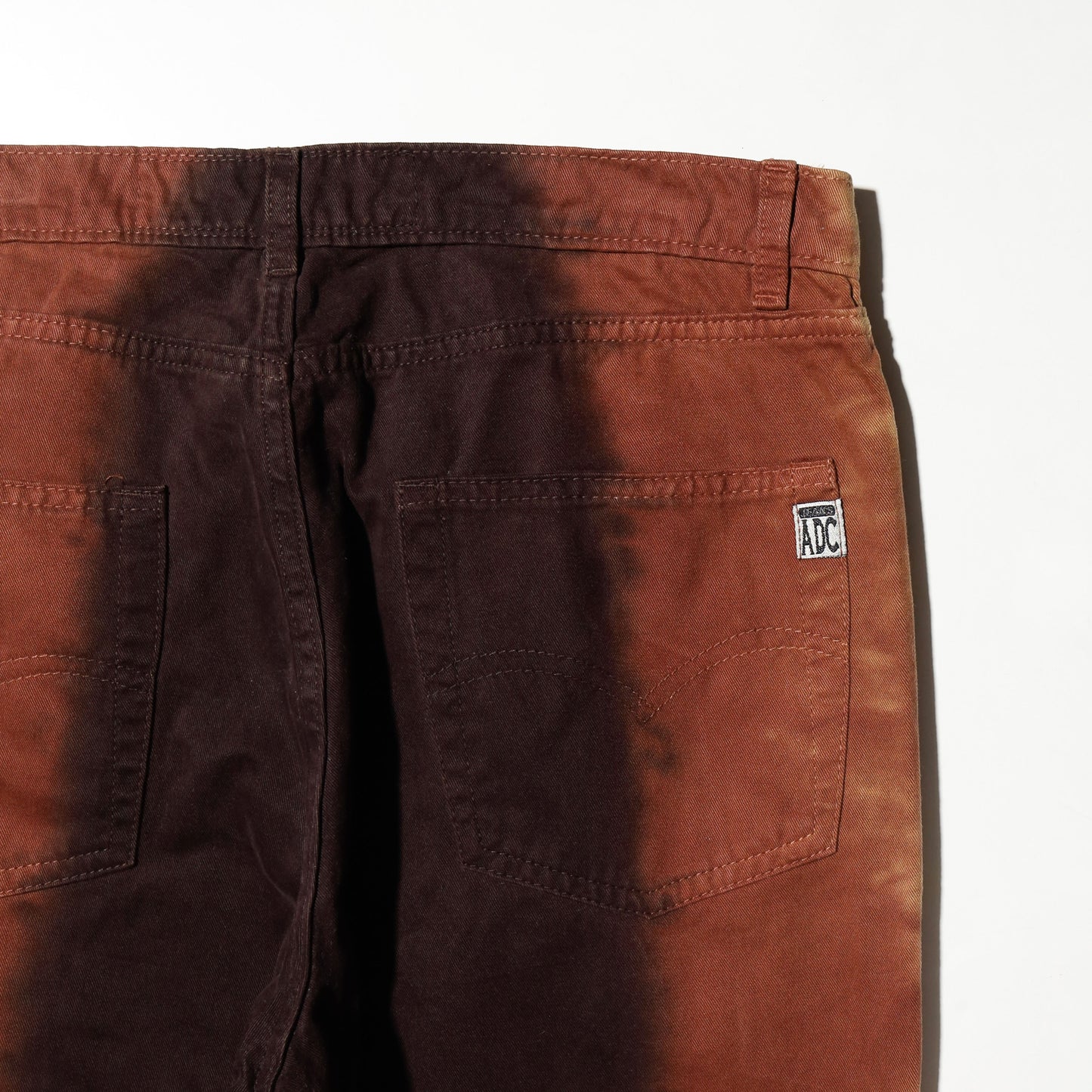 vintage blend stripe flare trousers