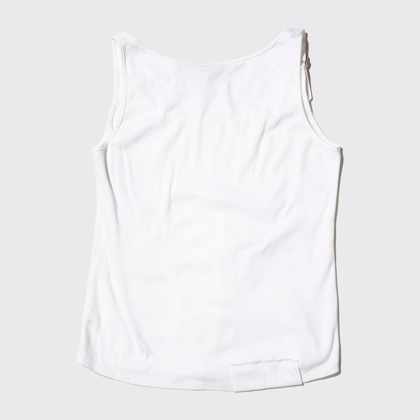 vintage belted shoulder tank top