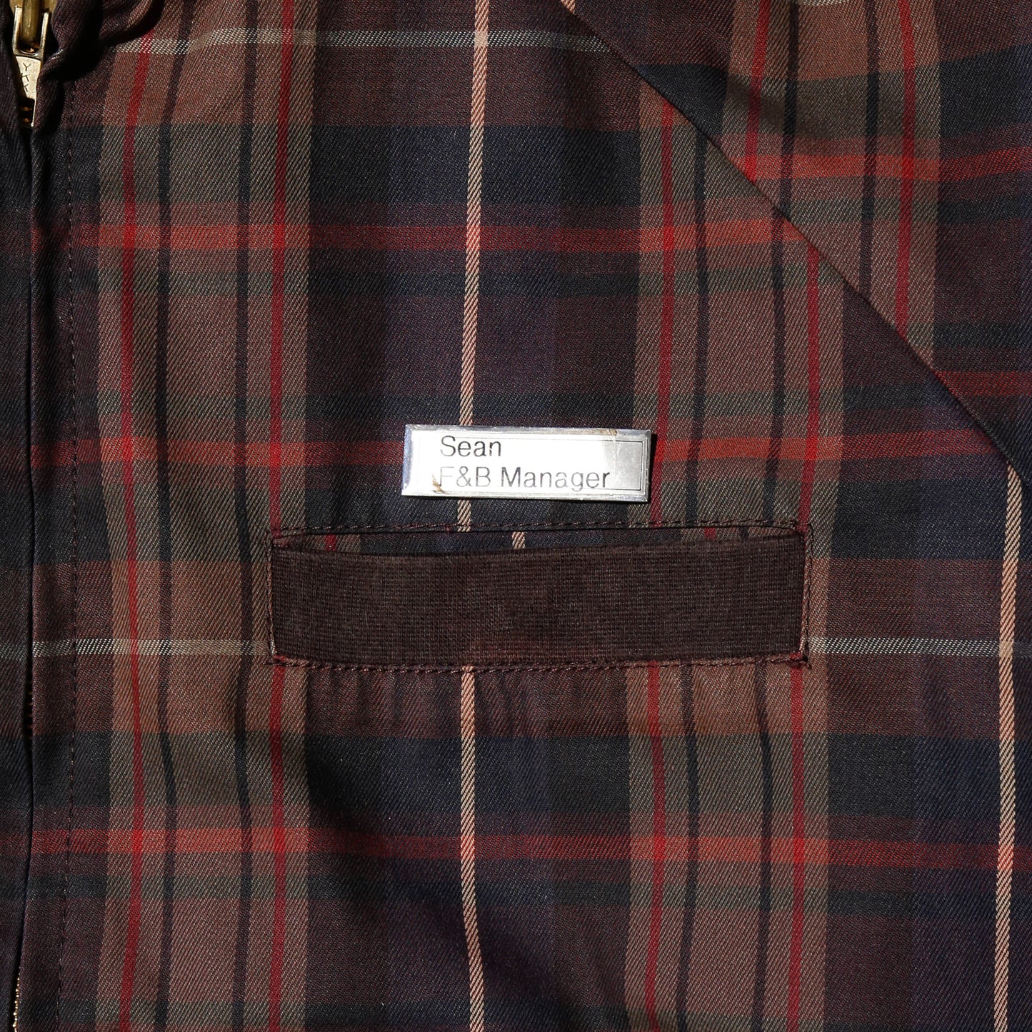 vintage sean f&b manager jacket