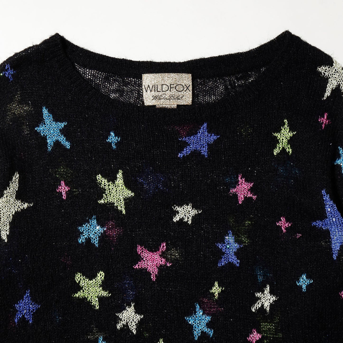 vintage broken cosmic star sweater