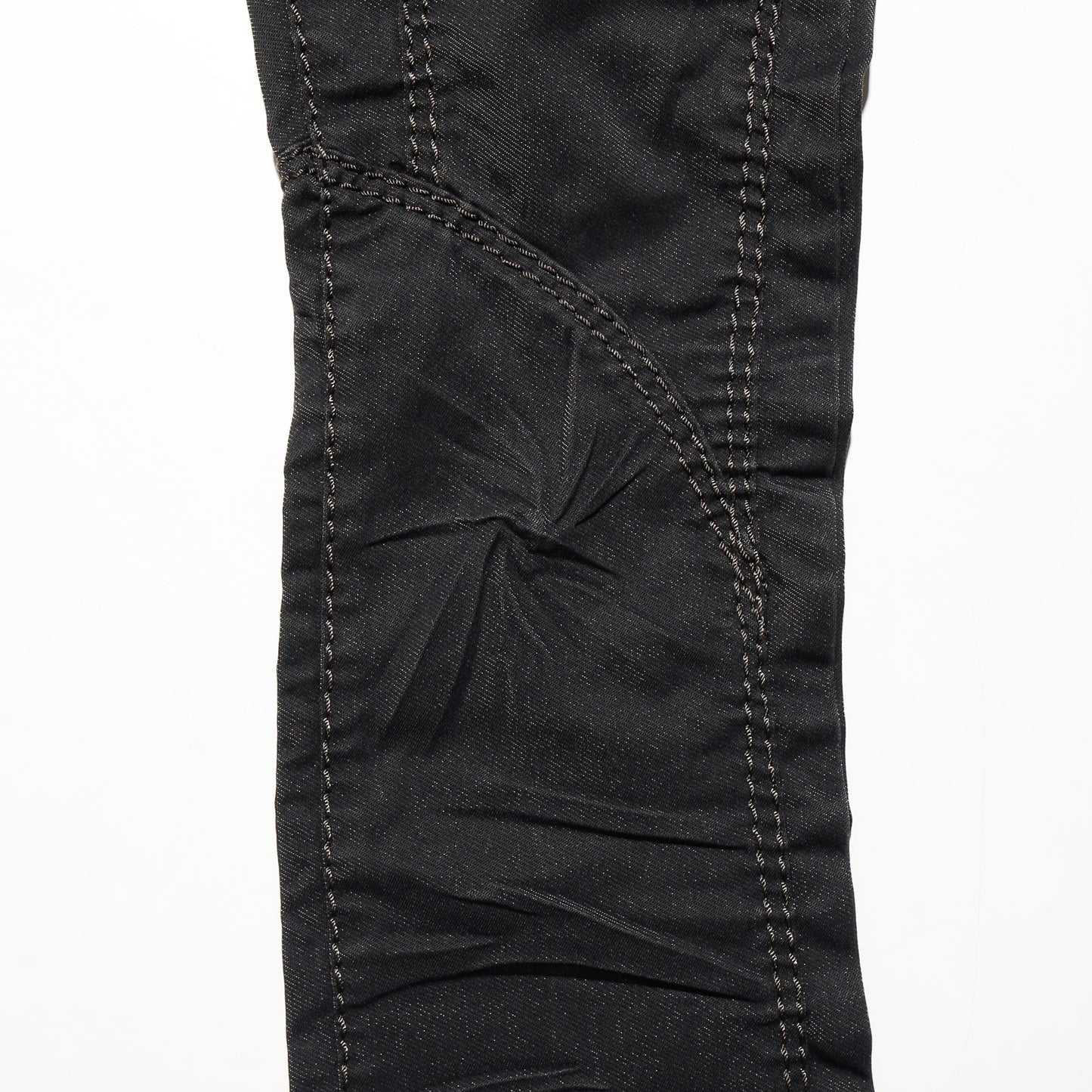 vintage 00's stitched metallic trousers