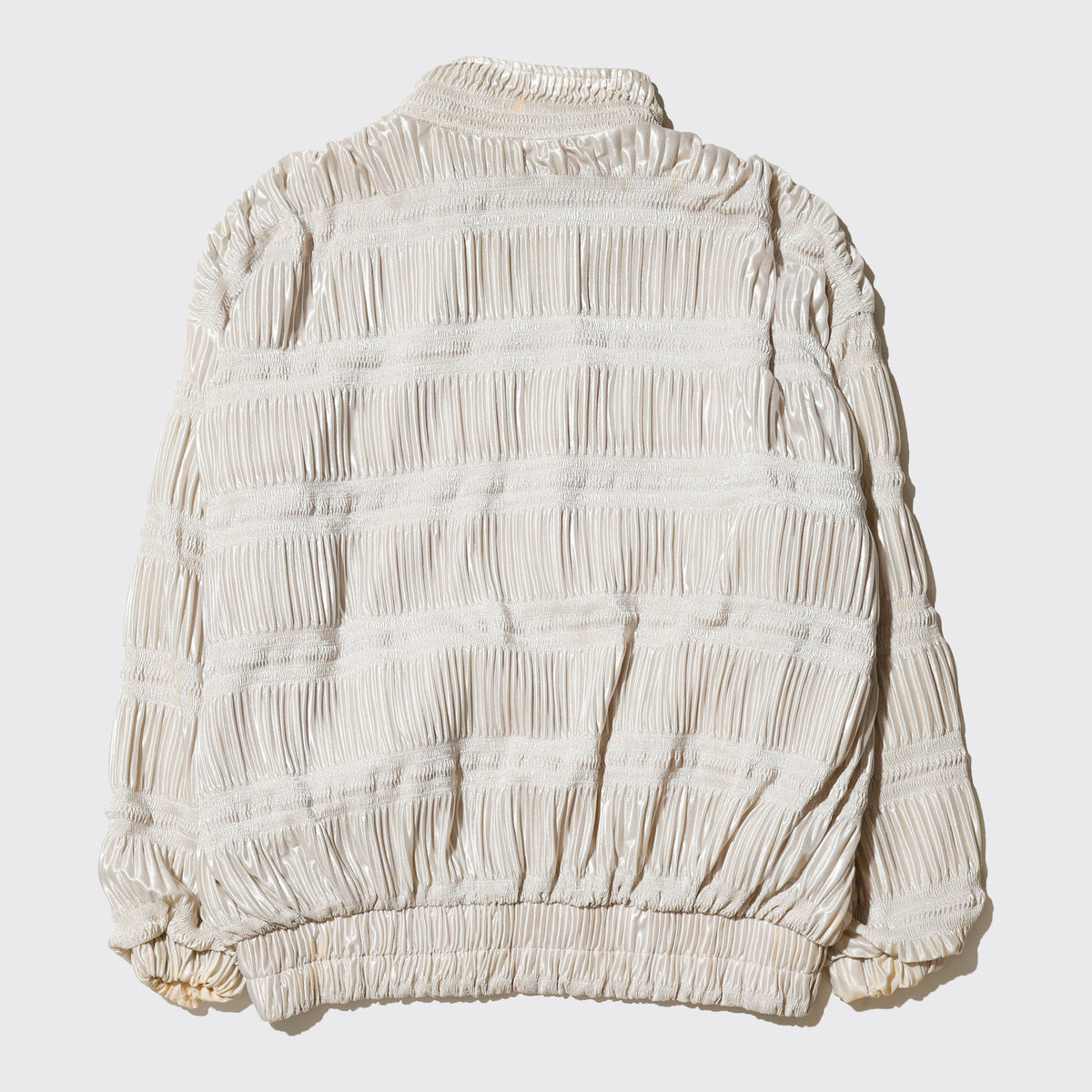 vintage shinny pleats track jacket