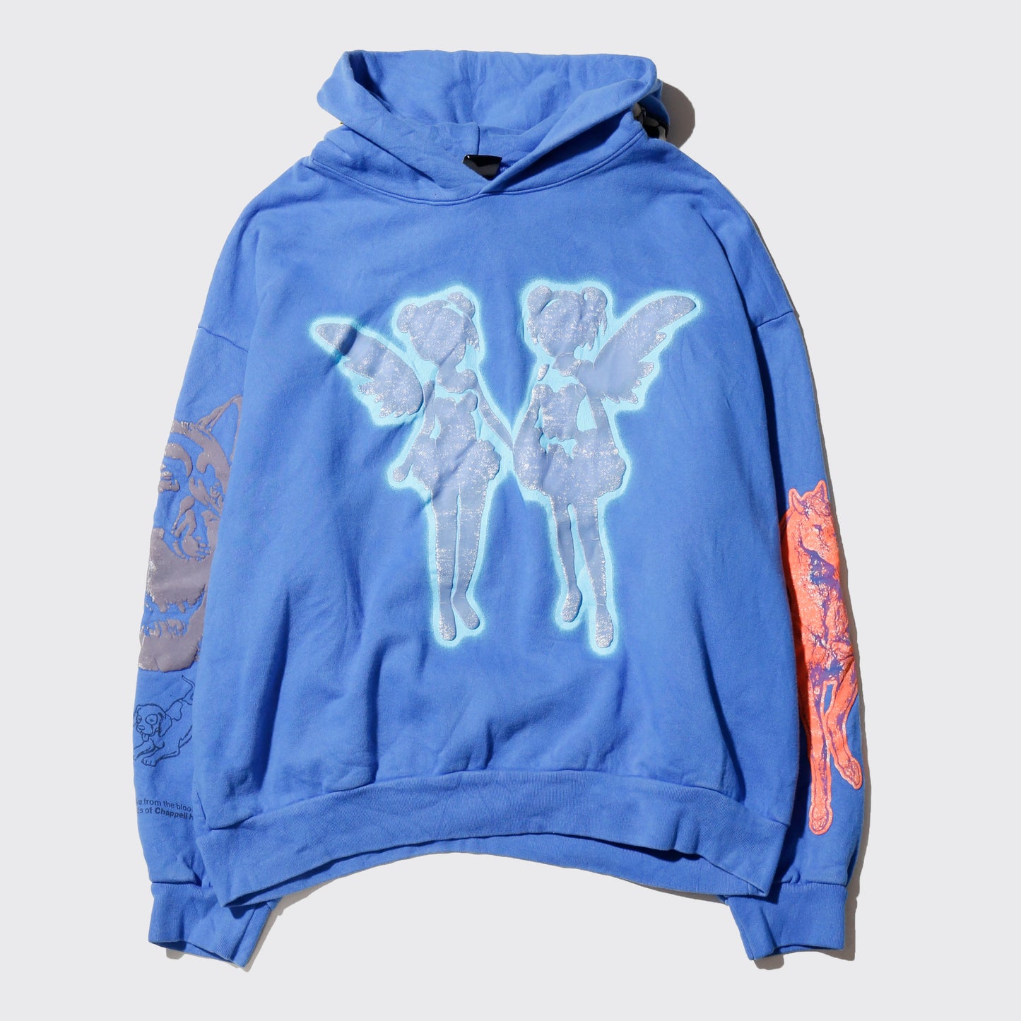 23's Drake "for all the dogs" tour heavyweight hoodie, *glow-in-the-dark angel