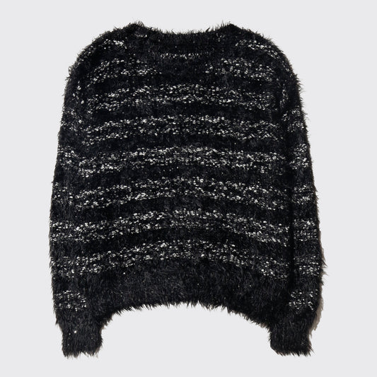 vintage spangle shaggy border sweater