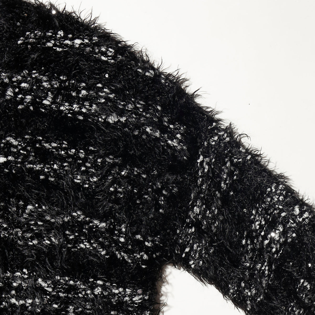 vintage spangle shaggy border sweater