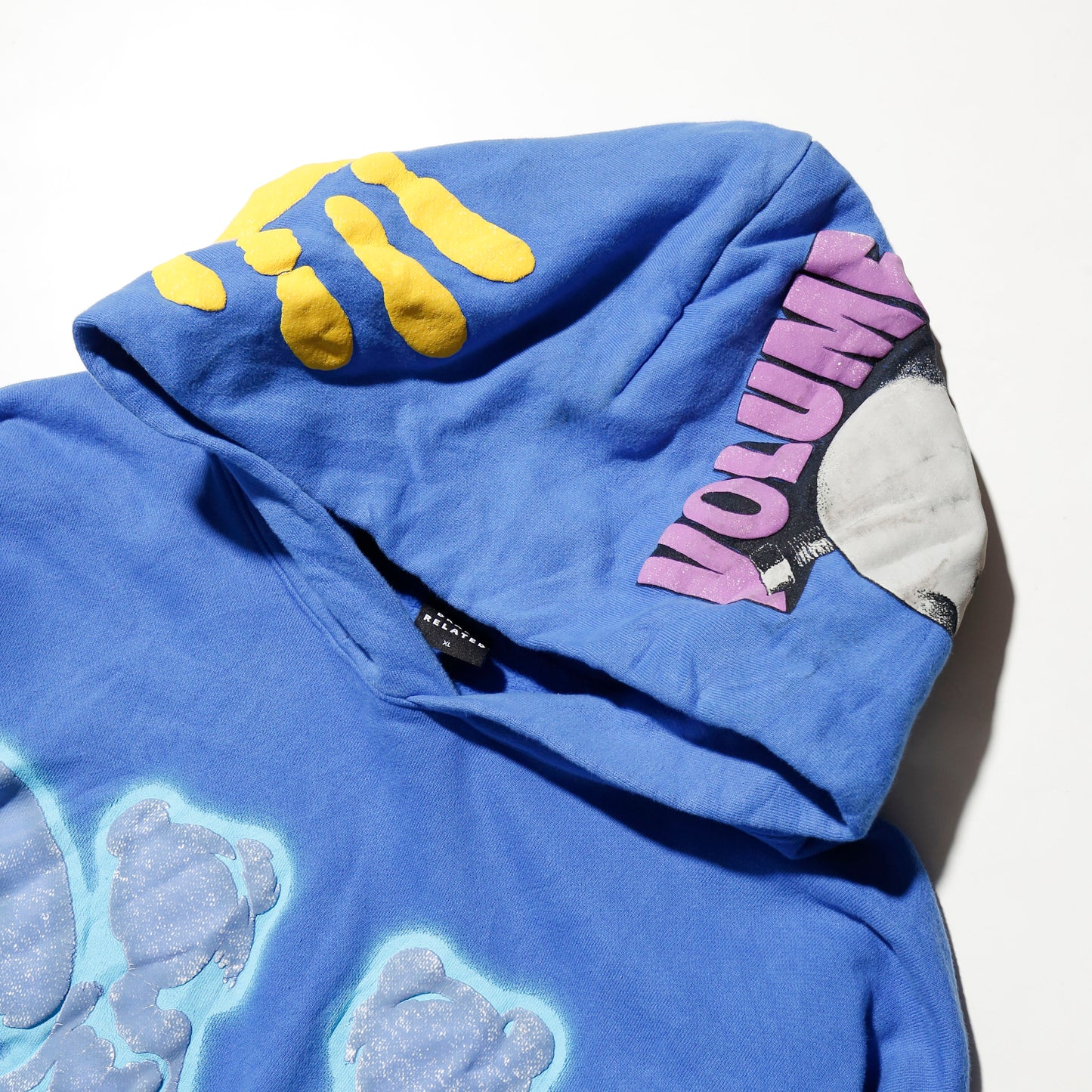 23's Drake "for all the dogs" tour heavyweight hoodie, *glow-in-the-dark angel