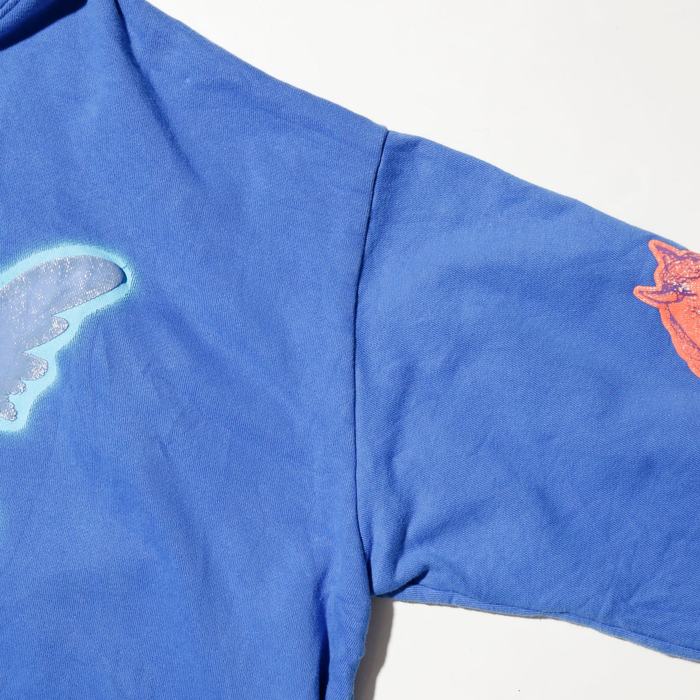 23's Drake "for all the dogs" tour heavyweight hoodie, *glow-in-the-dark angel