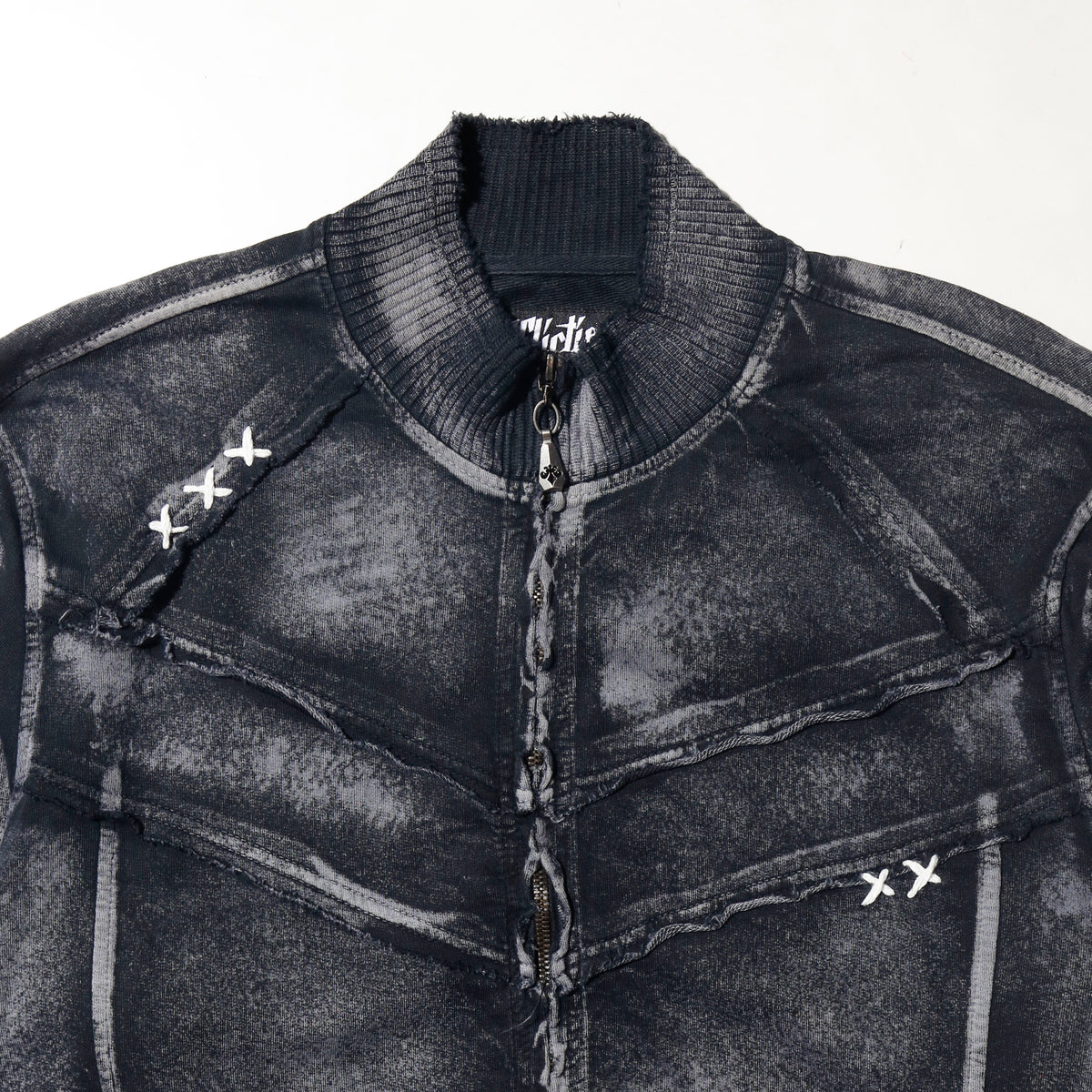 vintage affiction distressed hand stich truck jacket
