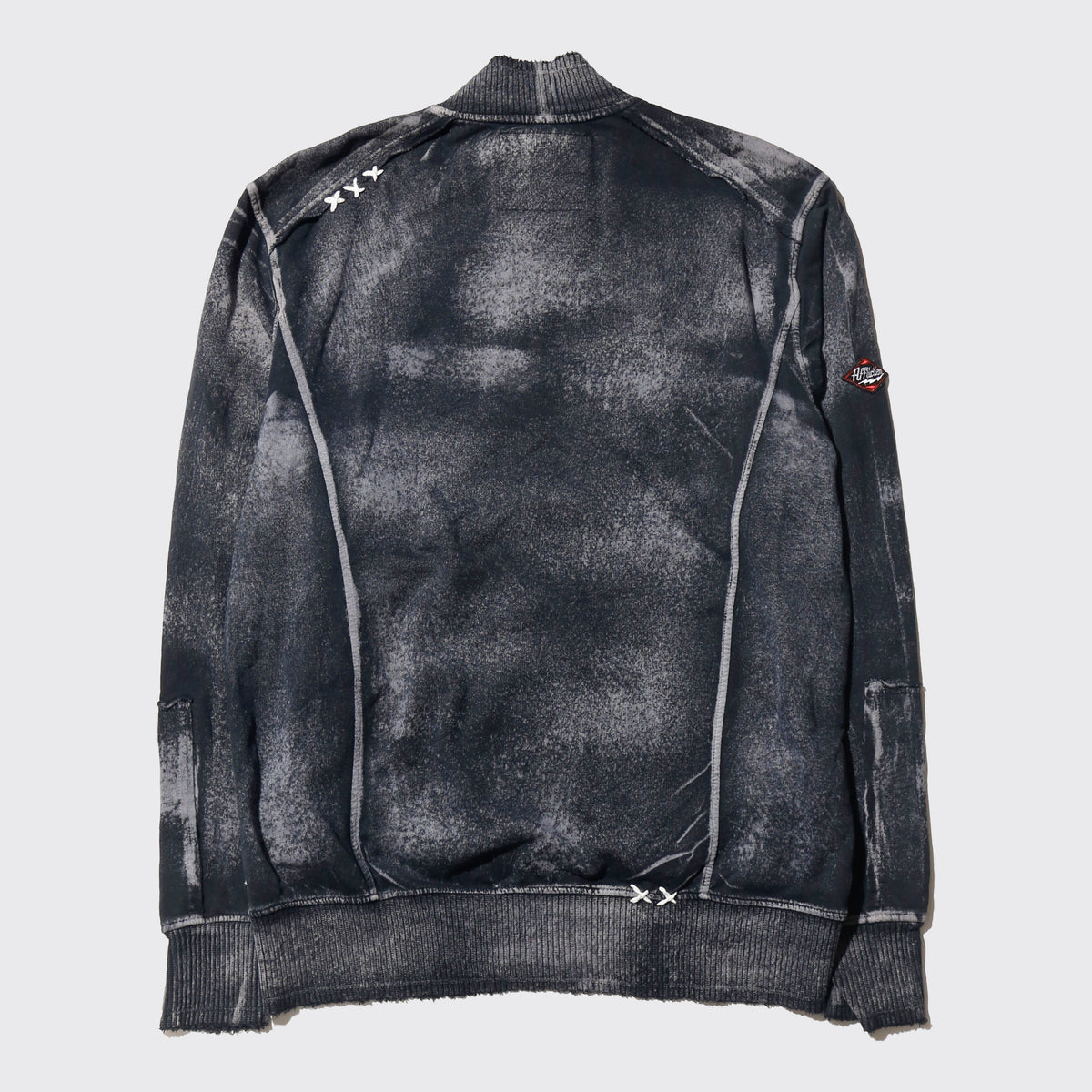 vintage affiction distressed hand stich truck jacket
