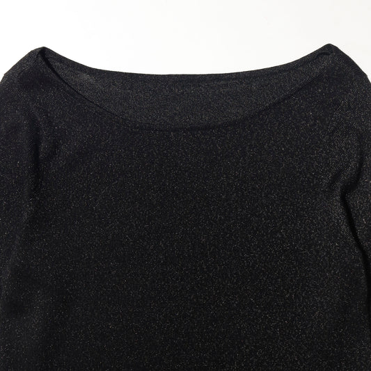 vintage lame fringe knit cut sew