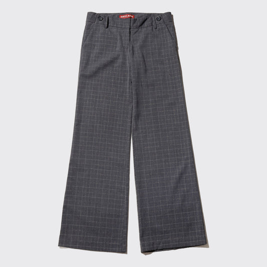 vintage 90's guess jeans low rise lame check flare slacks