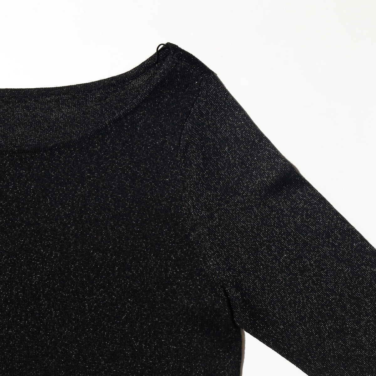 vintage lame fringe knit cut sew