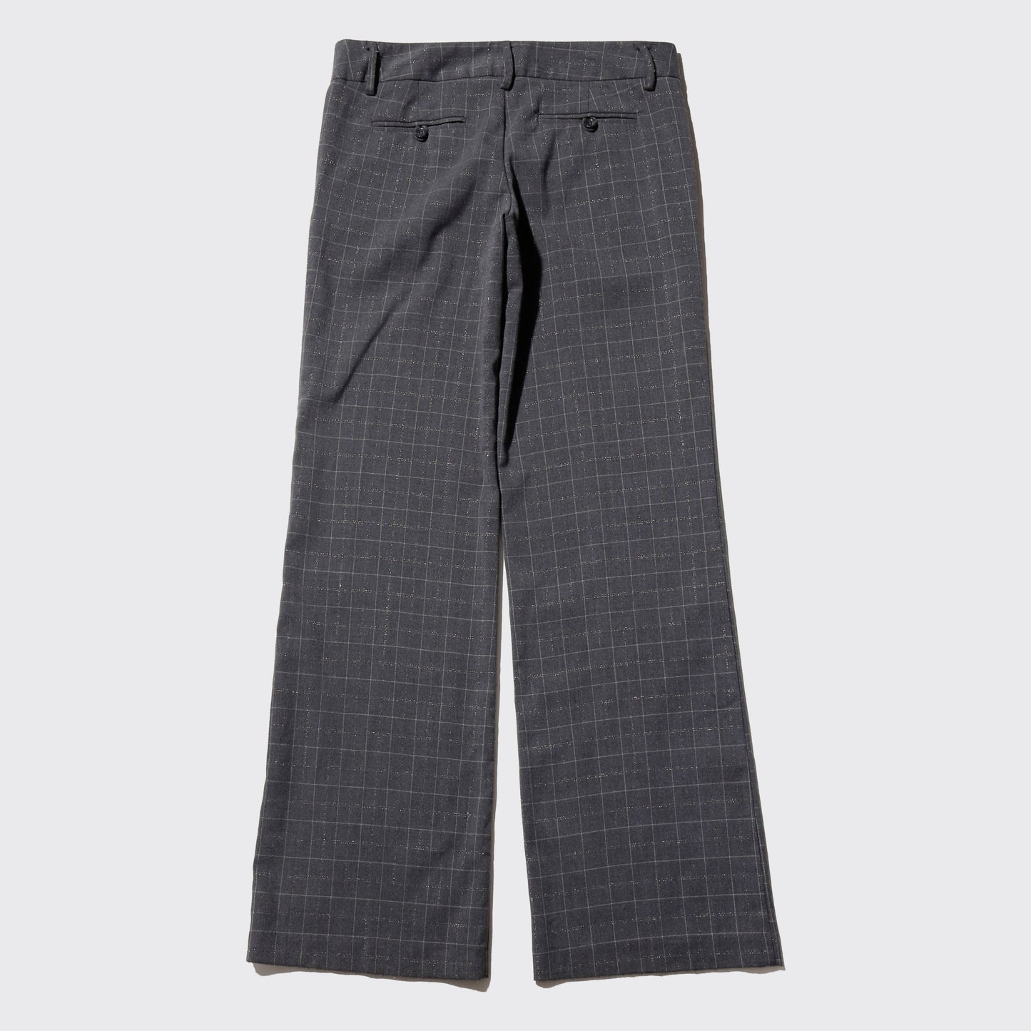 vintage 90's guess jeans low rise lame check flare slacks
