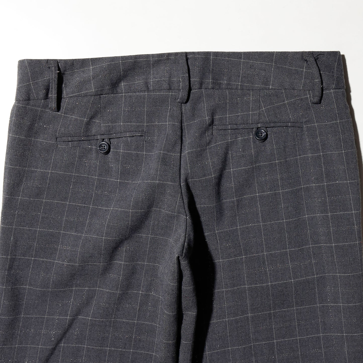 vintage 90's guess jeans low rise lame check flare slacks