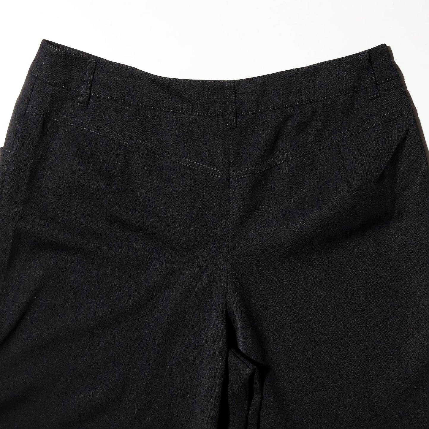vintage side button wide slacks shorts