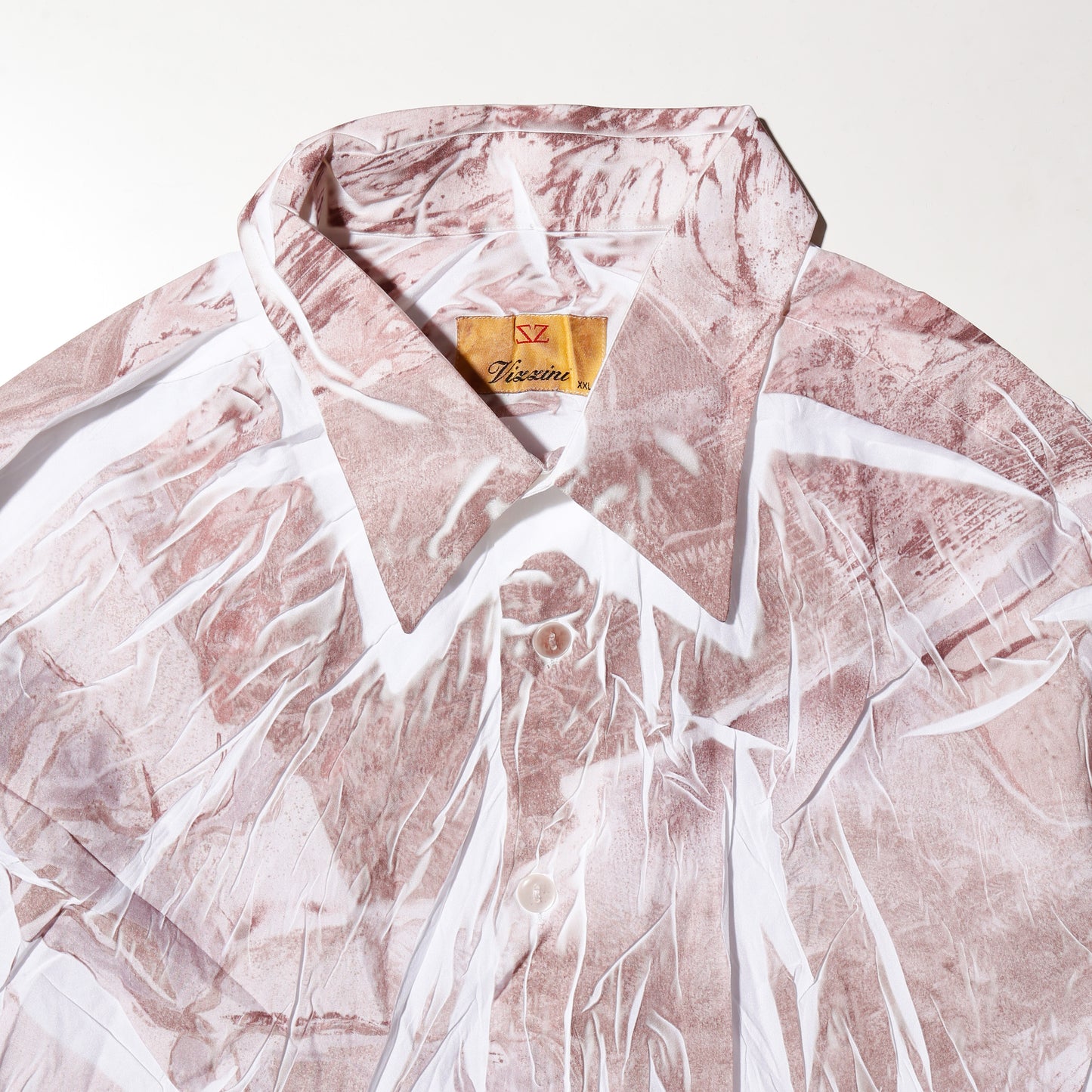 vintage wrinkle pattern shirt
