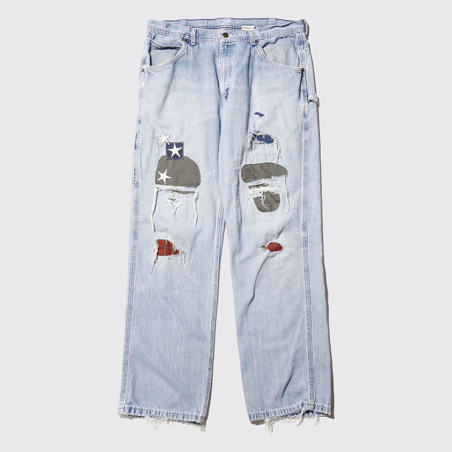 *one-off repaired painter jeans