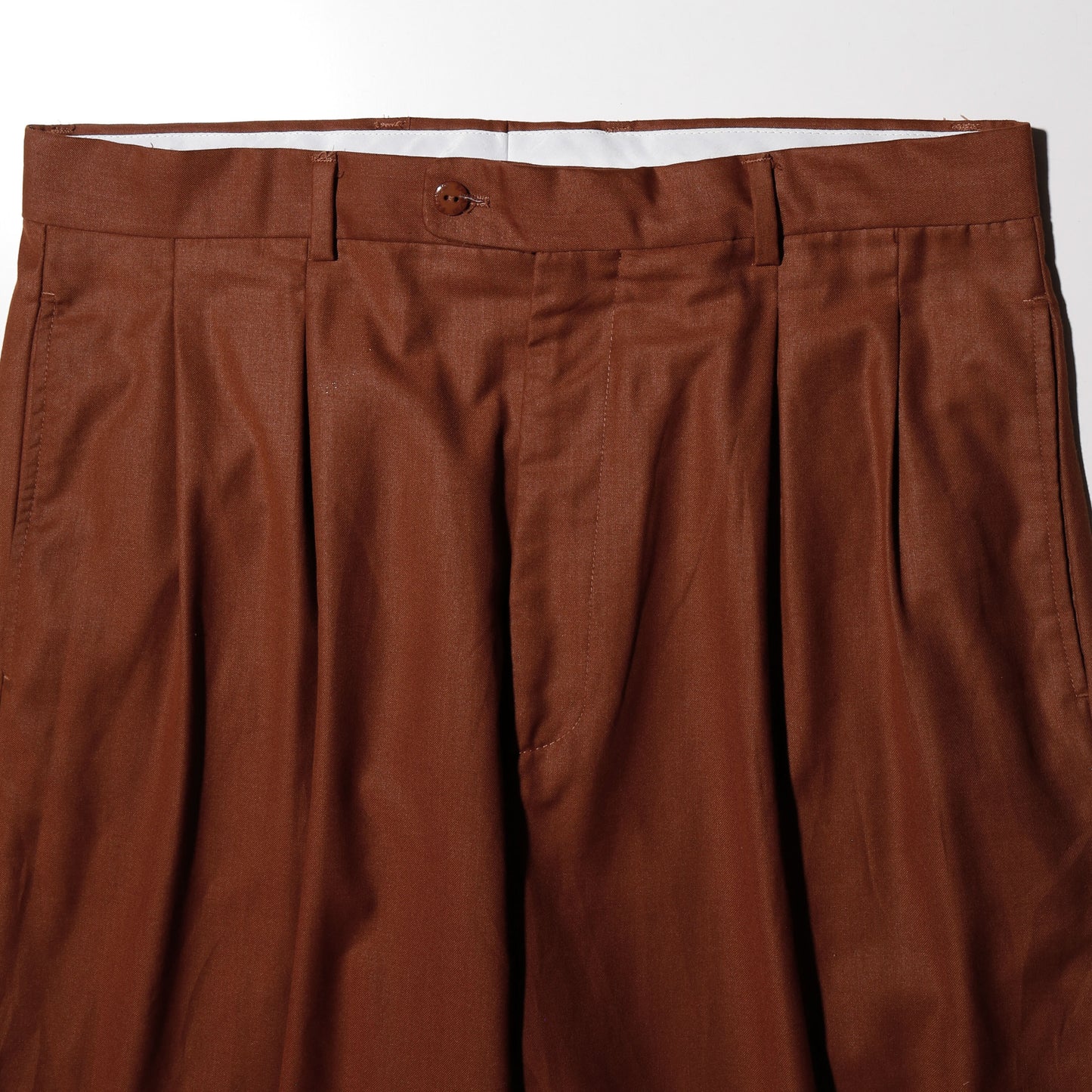 Vintage tucked wide slacks