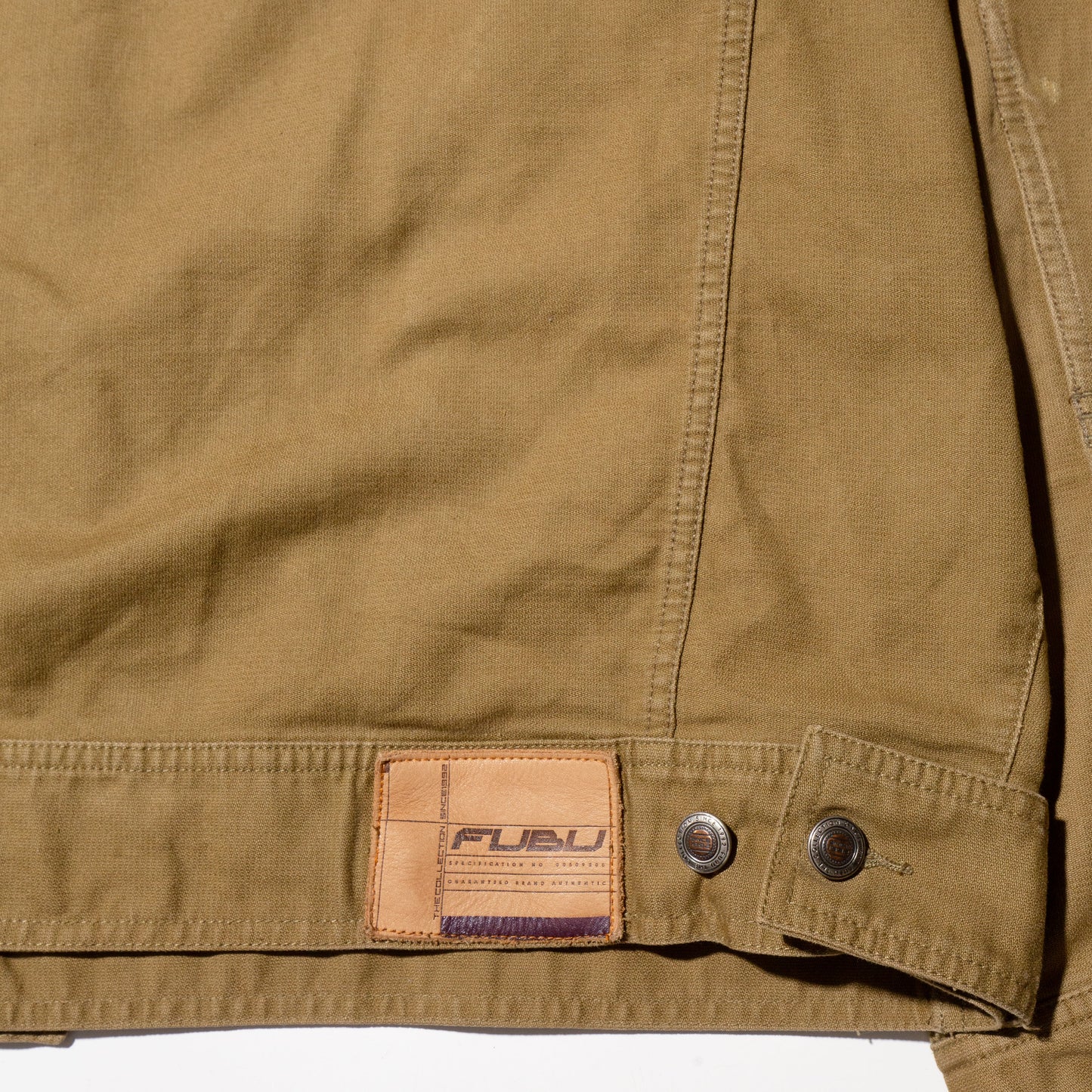 vintage fubu 4p baggy trucker jacket