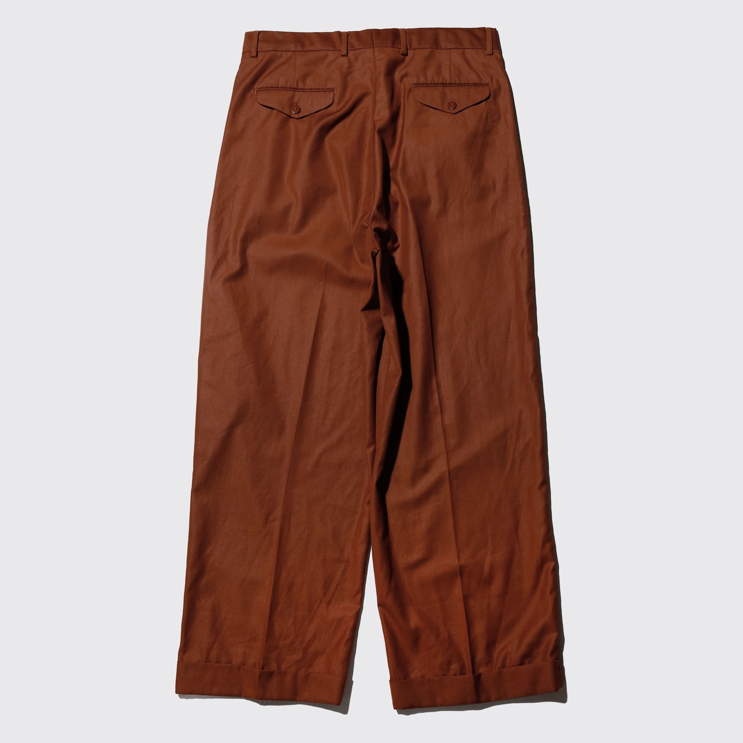 Vintage tucked wide slacks