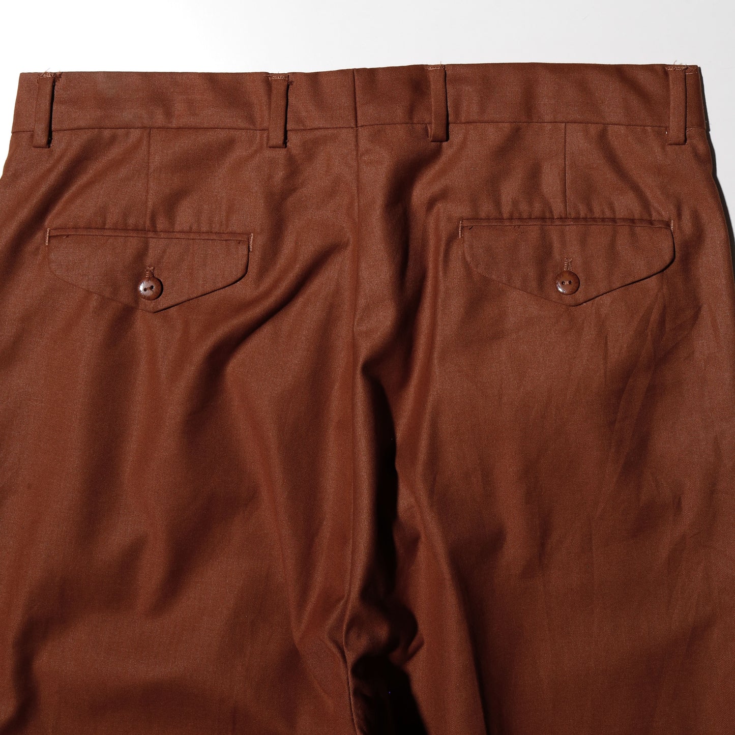 Vintage tucked wide slacks