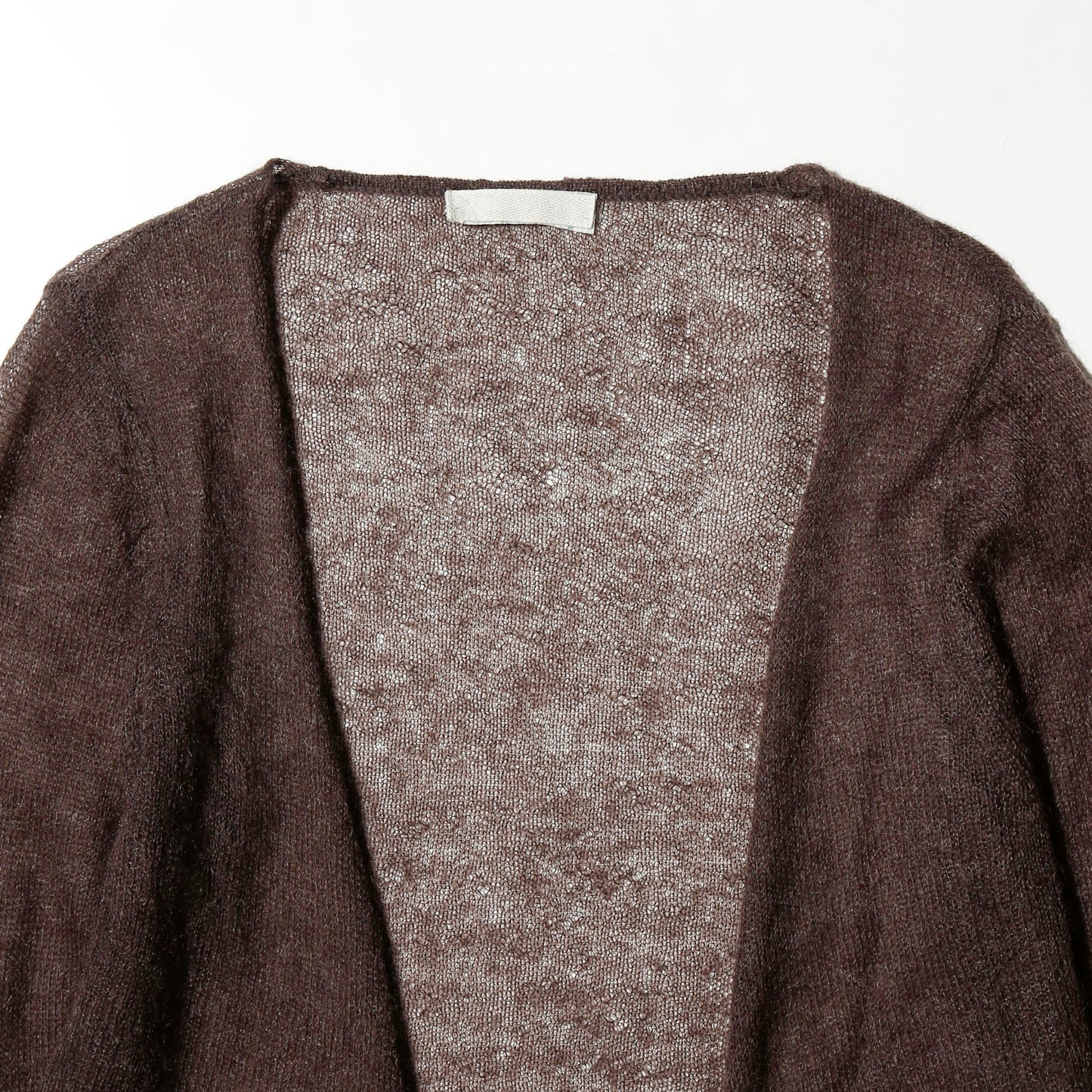 vintage deformed low gauge cardigan