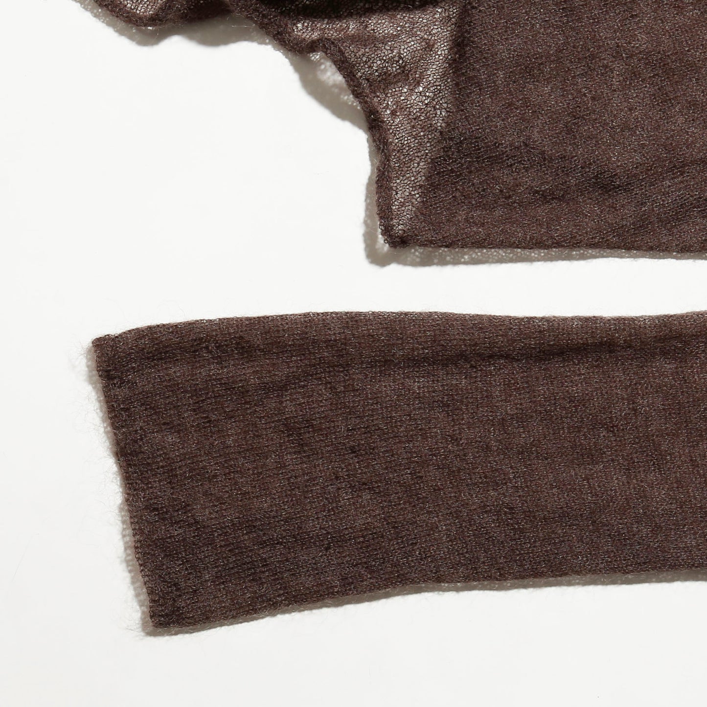 vintage deformed low gauge cardigan