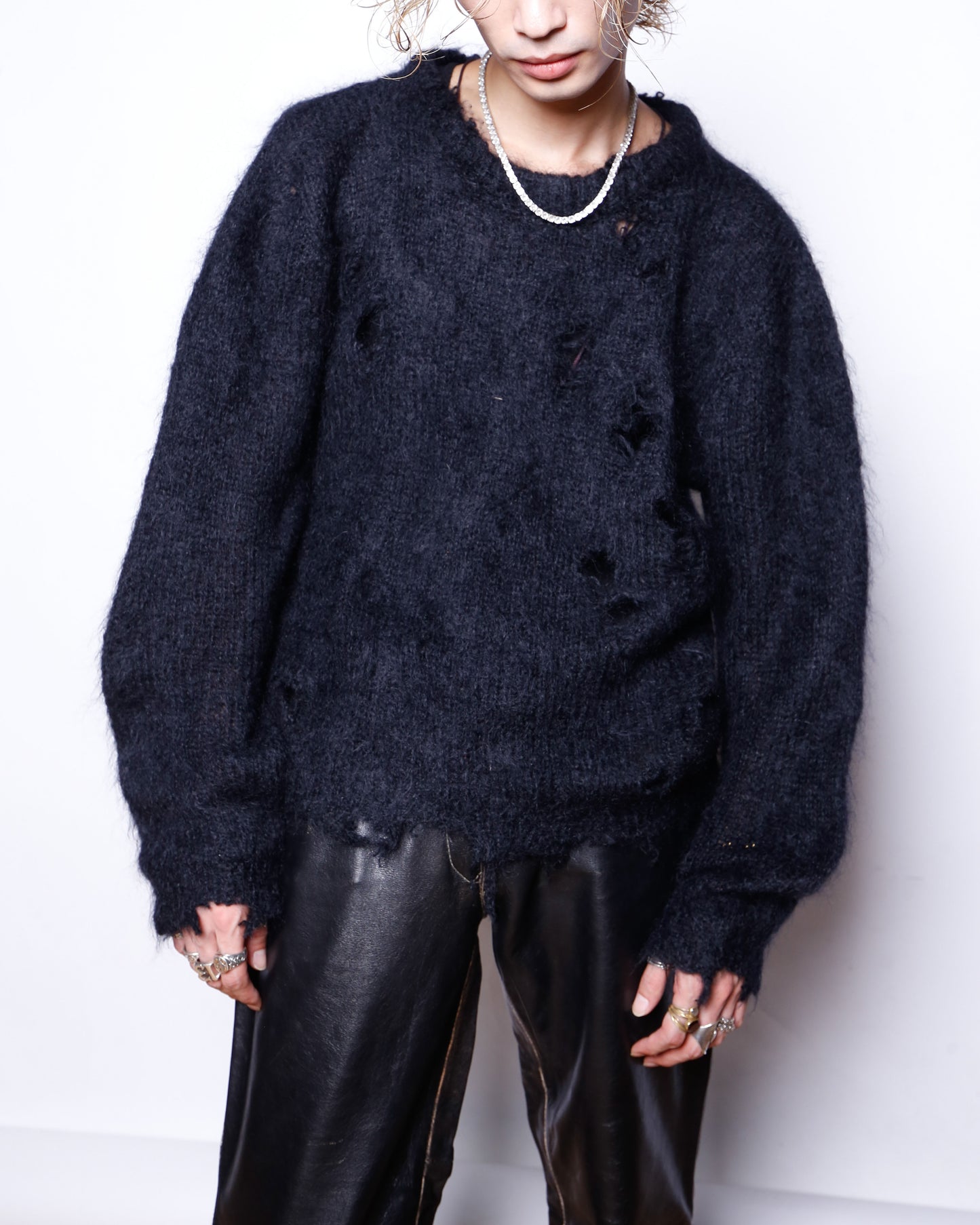 vintage broken mohair sweater