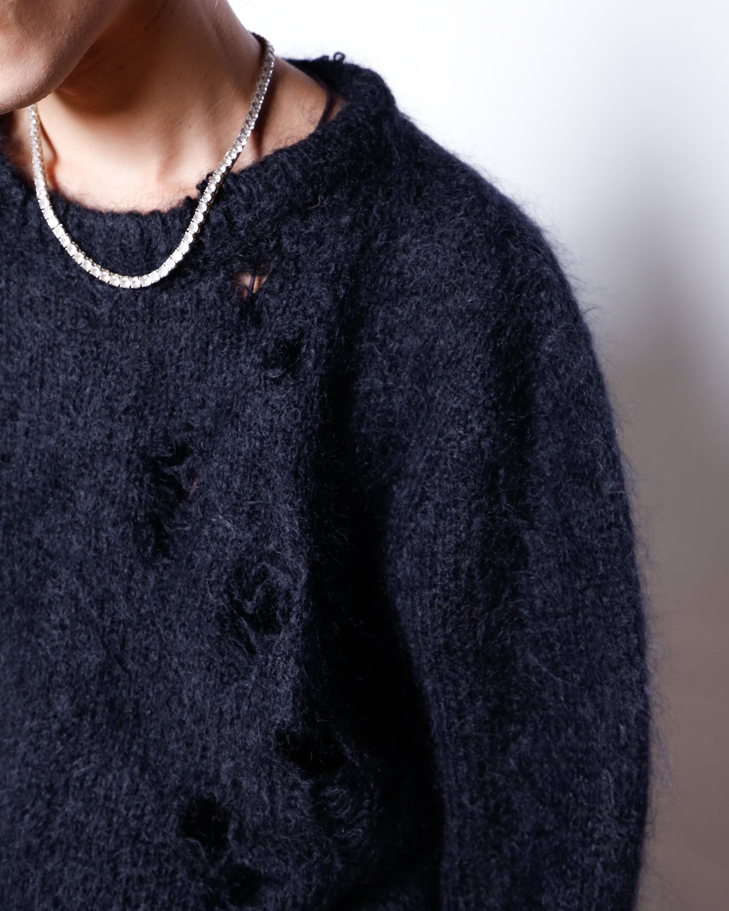 vintage broken mohair sweater