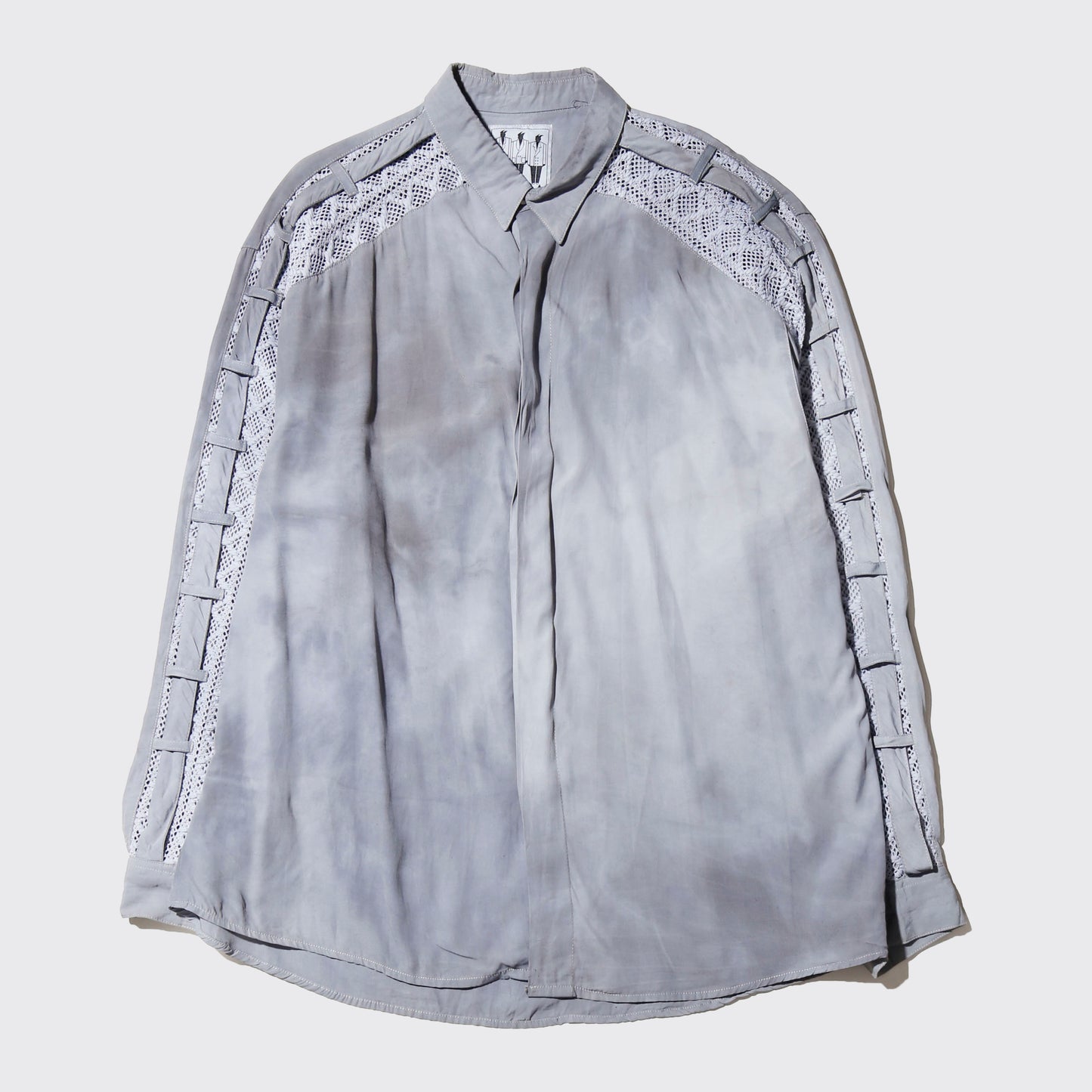 vintage acid lace line shirt