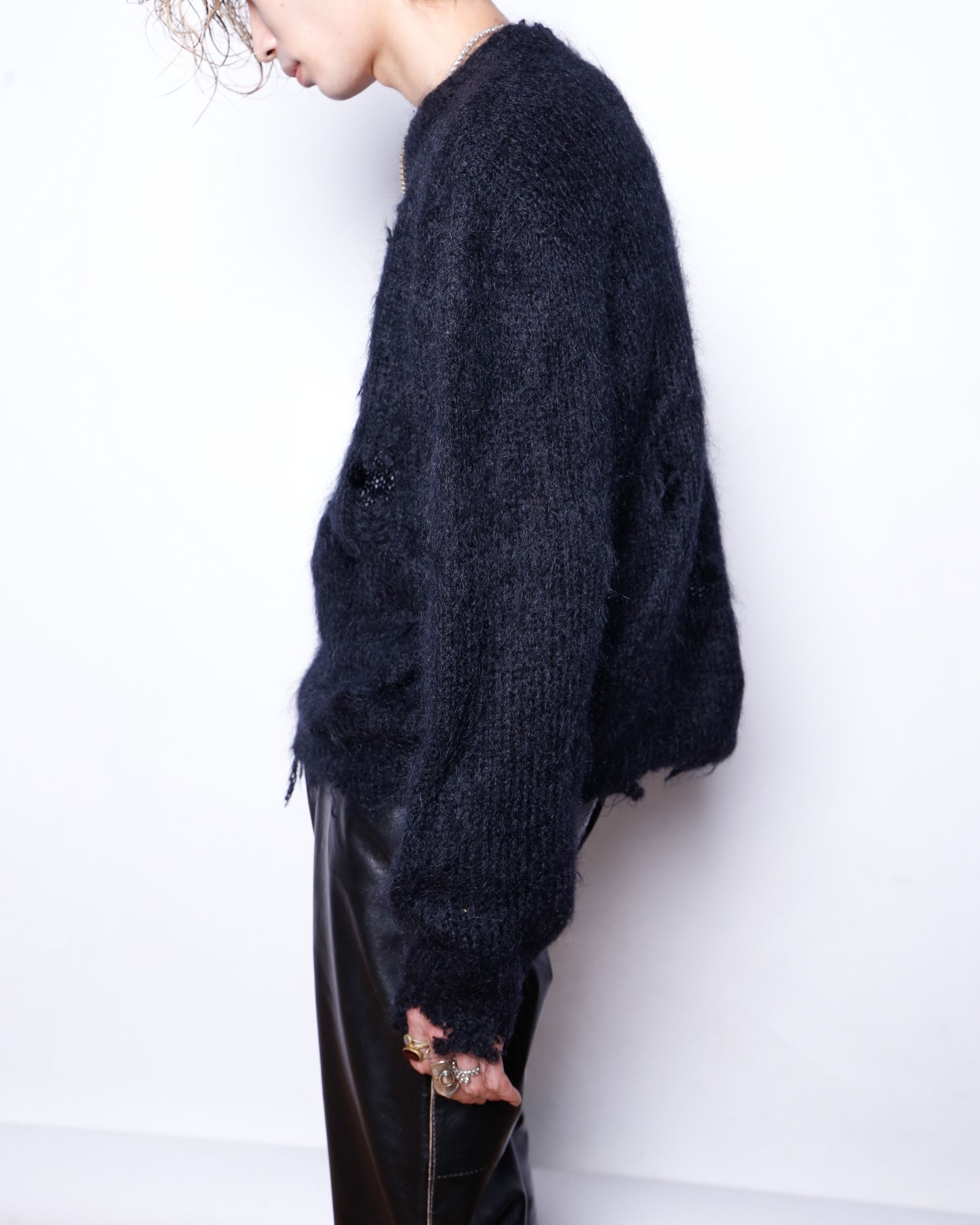 vintage broken mohair sweater