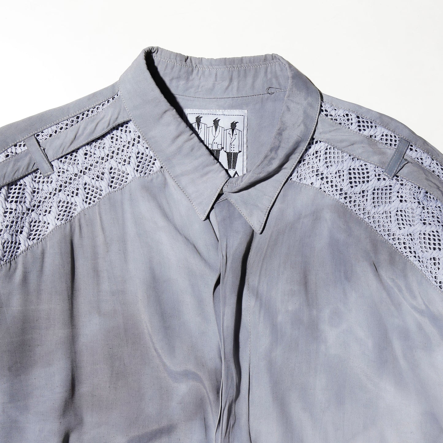 vintage acid lace line shirt