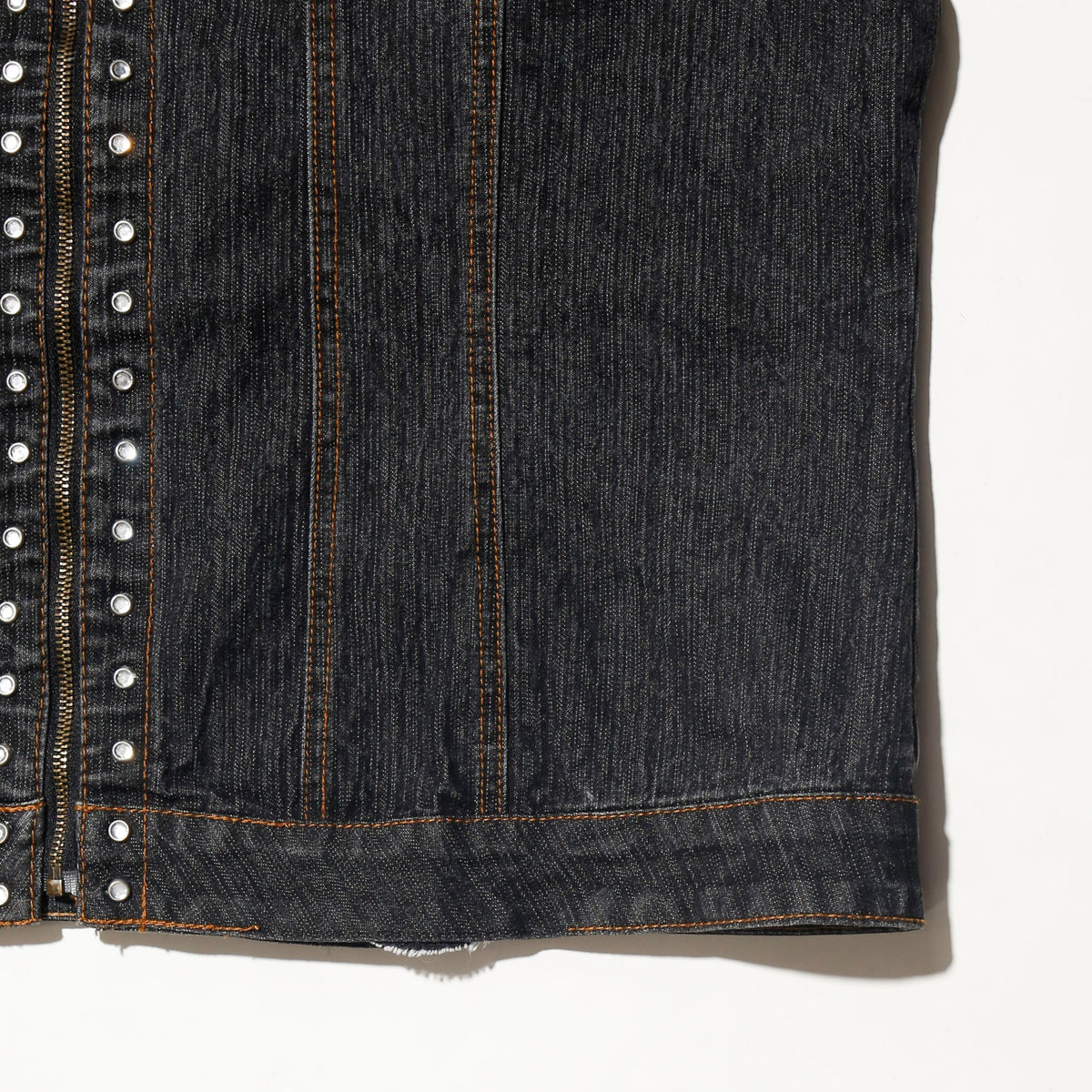 vintage cropped rhinestone truker jacket