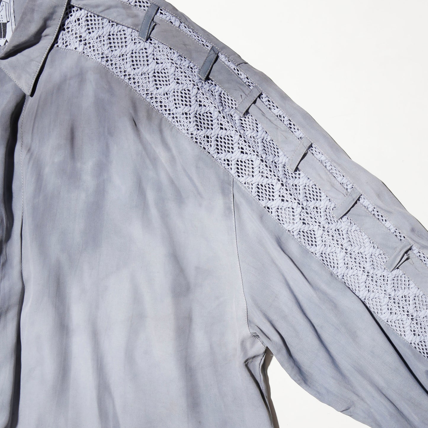 vintage acid lace line shirt