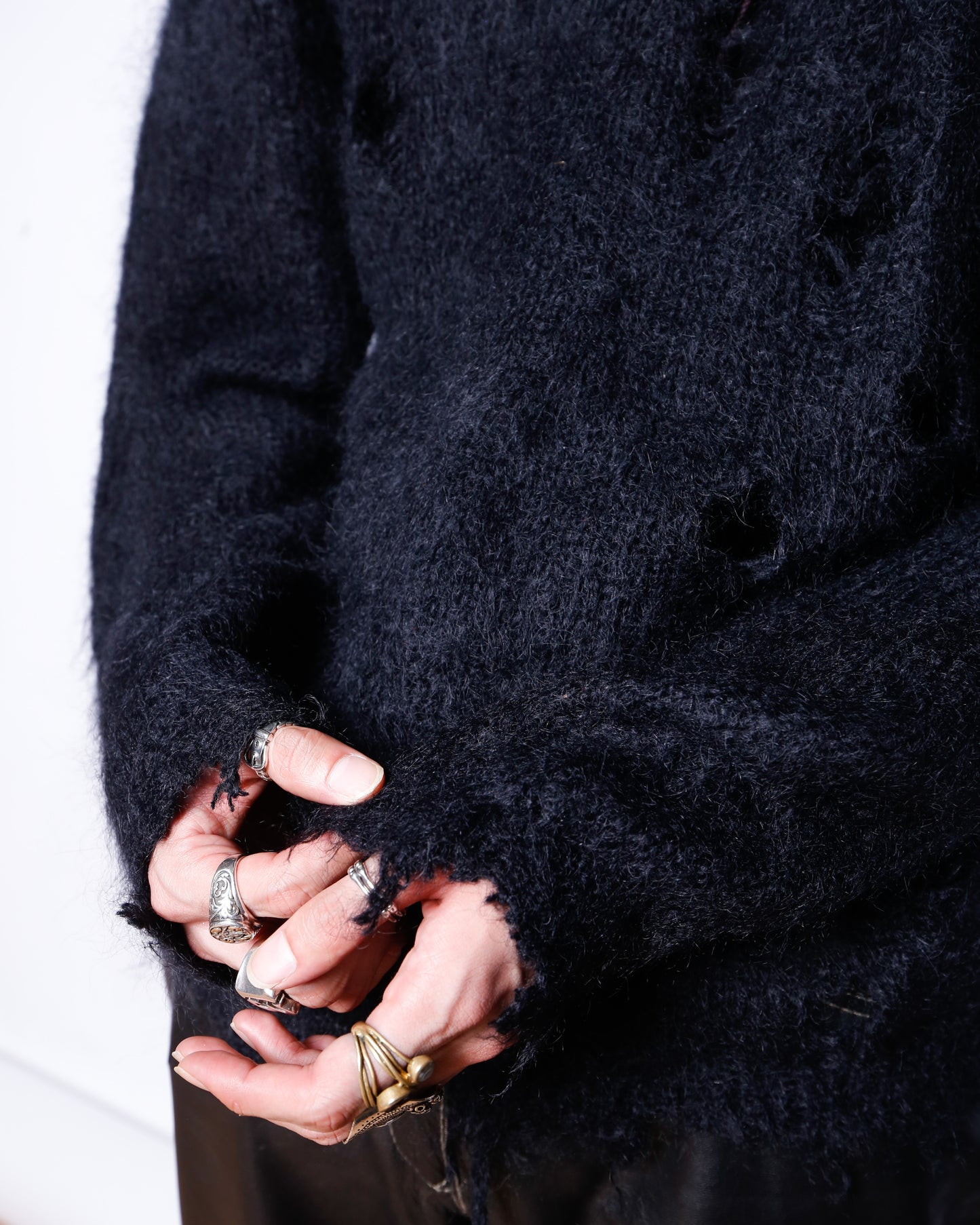 vintage broken mohair sweater