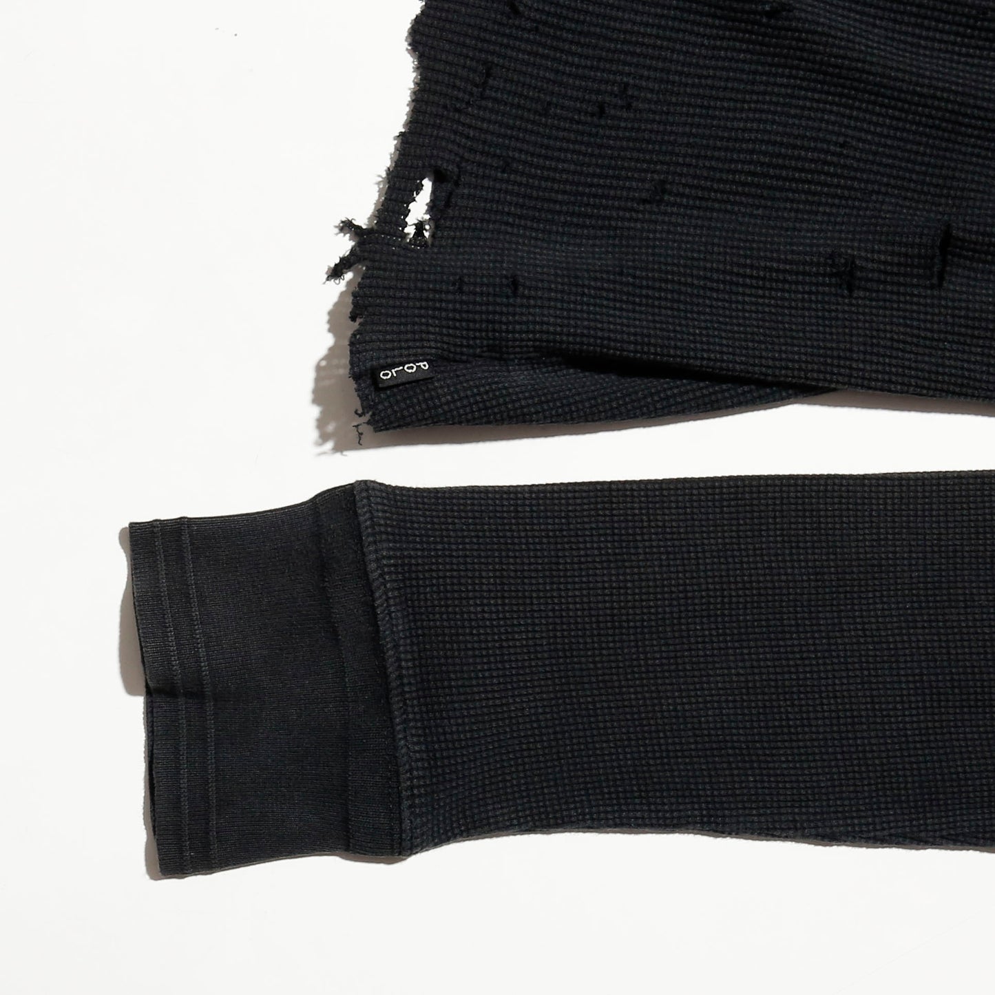 *one-off polo ralph lauren broken henry neck thermal cut sew