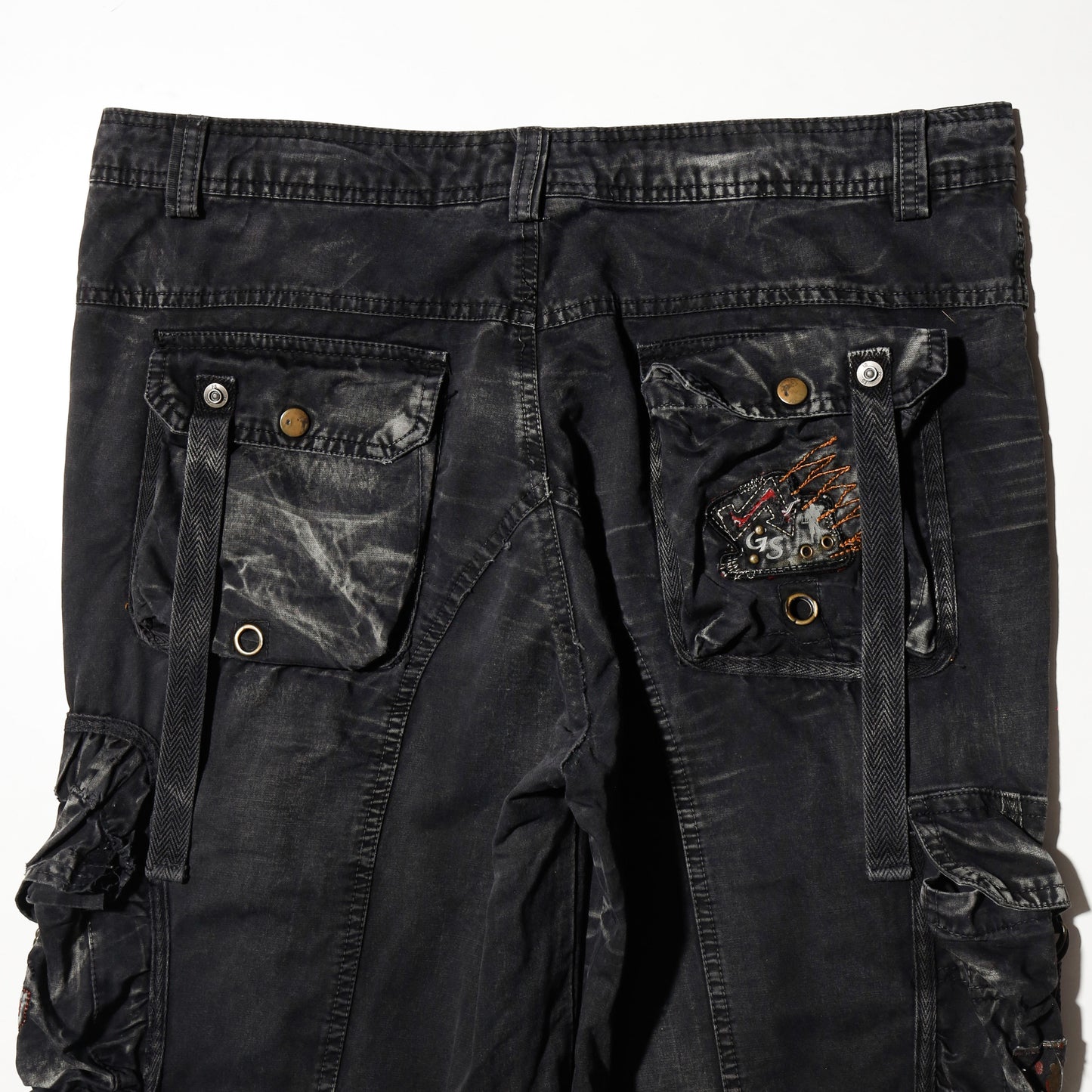 vintage dust combat cargo trousers