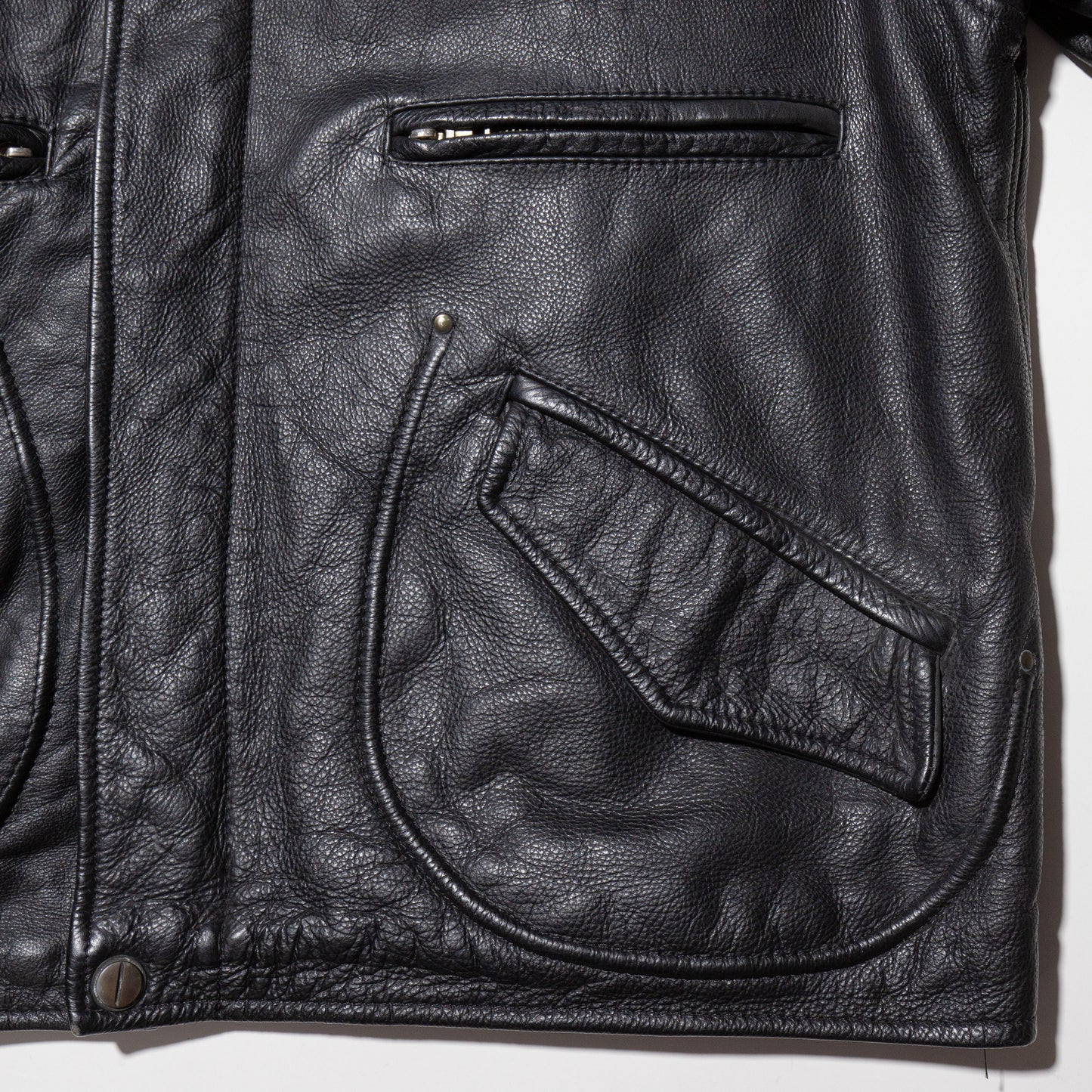 vintage euro 4p leather jacket